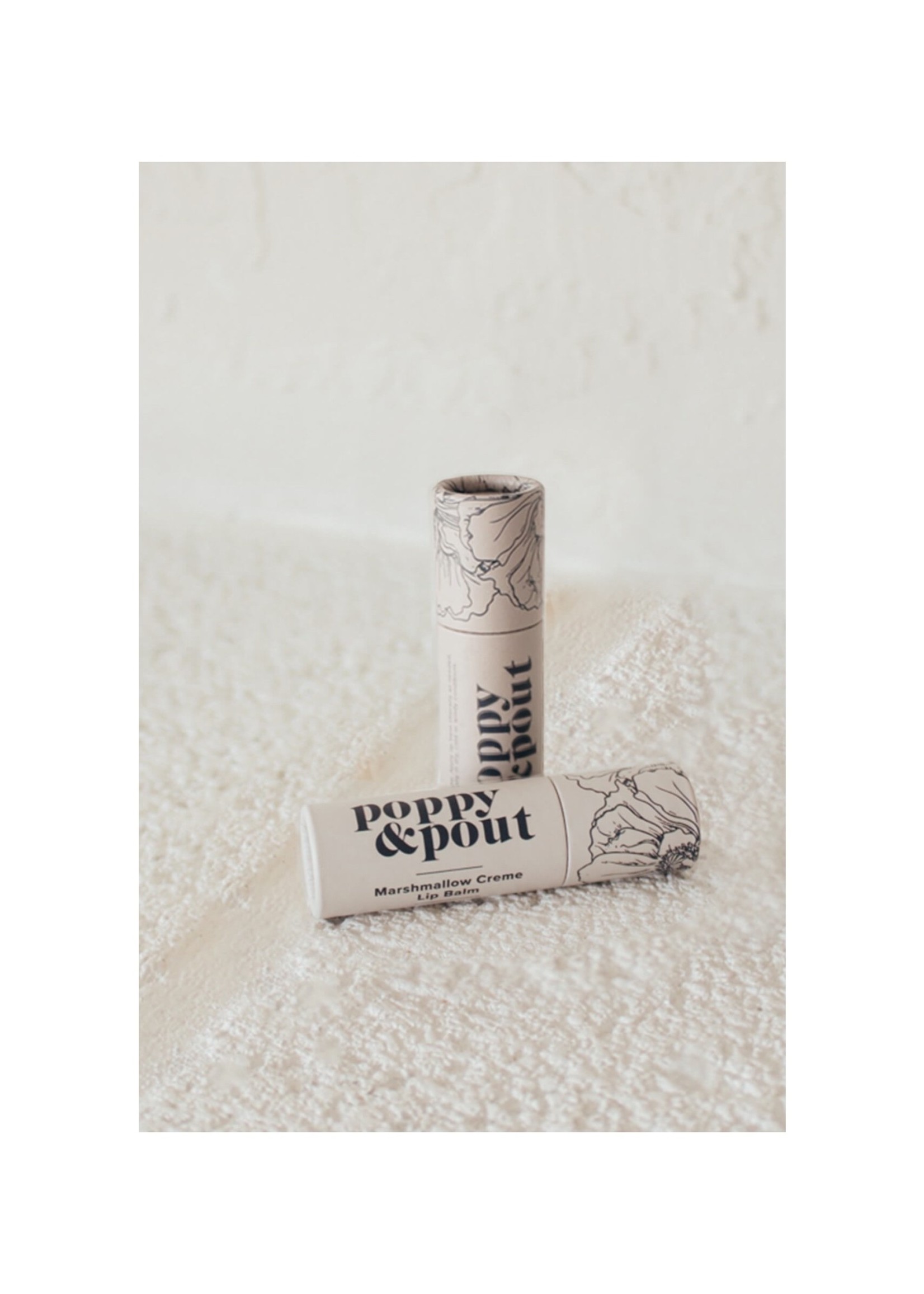 POPPY & POUT Marshmallow Creme Lip Balm