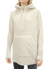 oversized knit hoodie