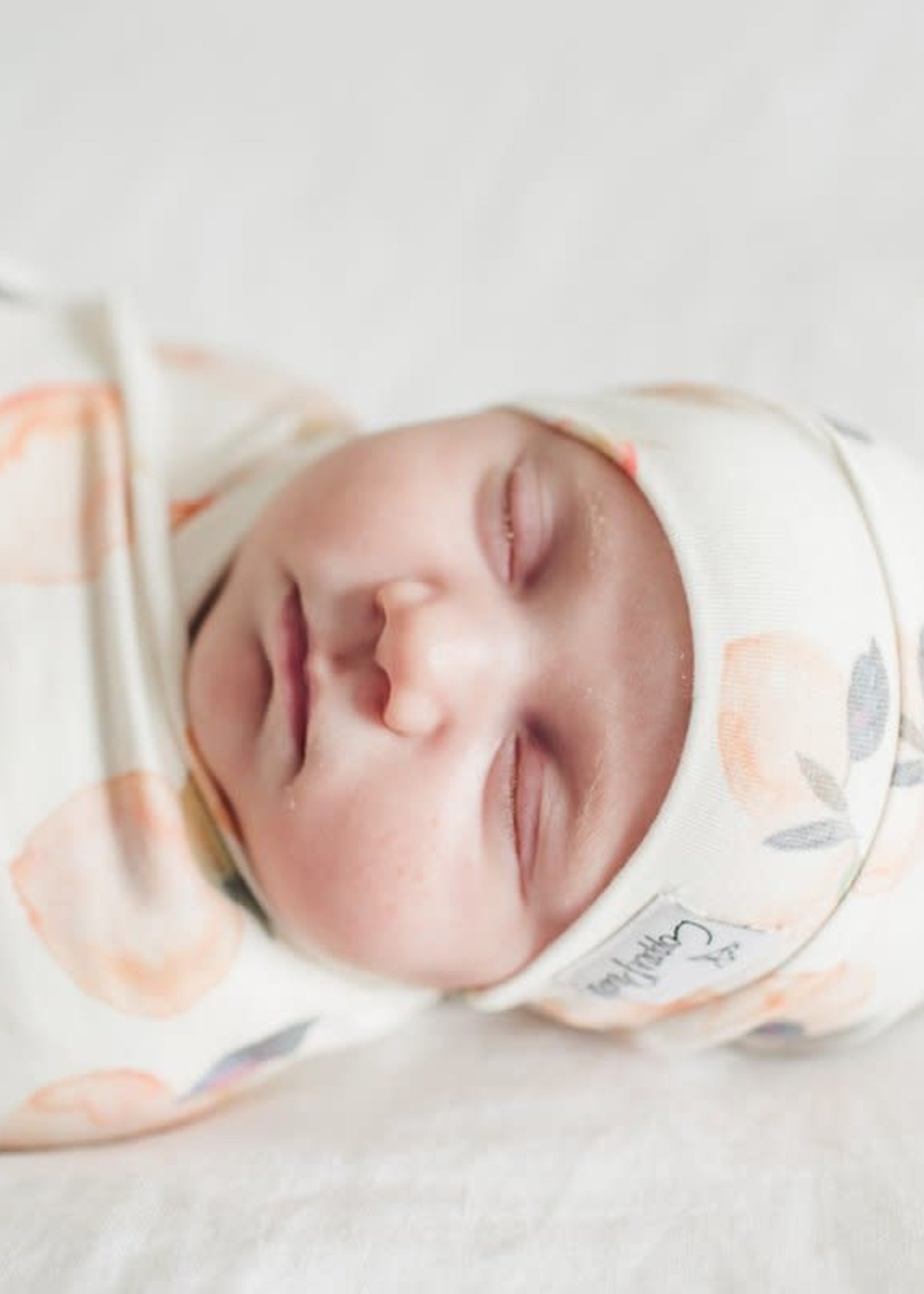 COPPER PEARL Baby Top Knot Hat