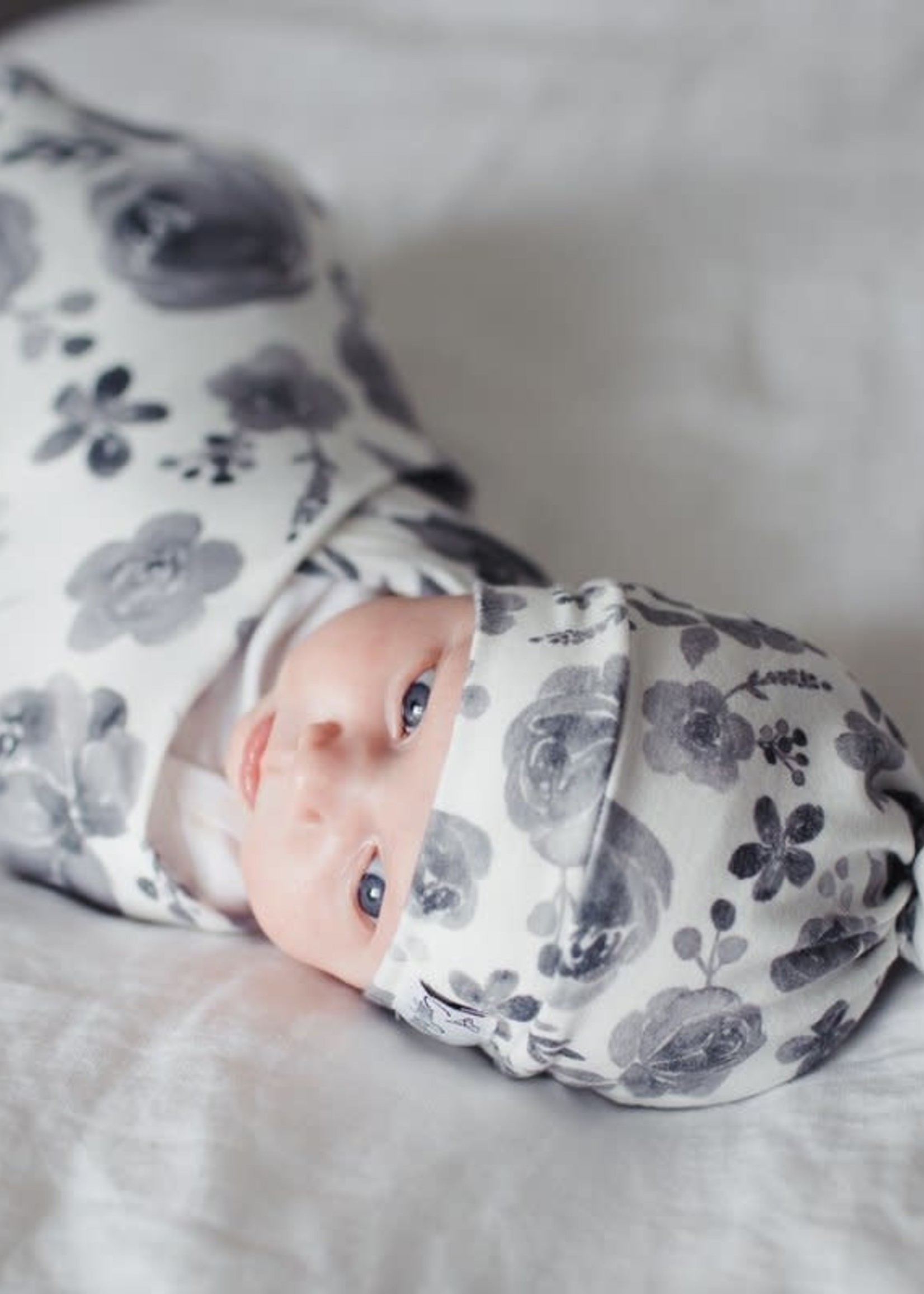 COPPER PEARL Baby Top Knot Hat