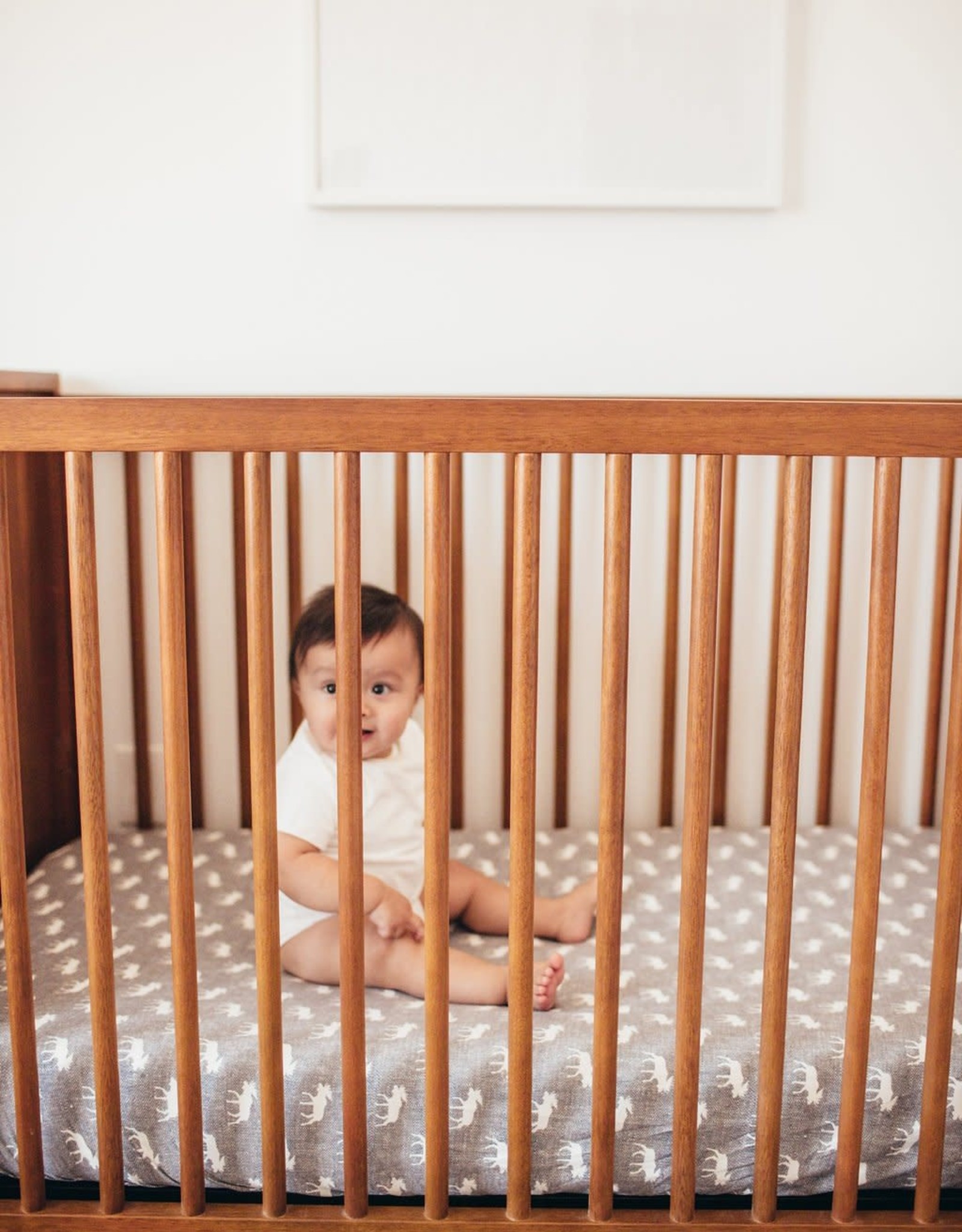 copper pearl autumn crib sheet