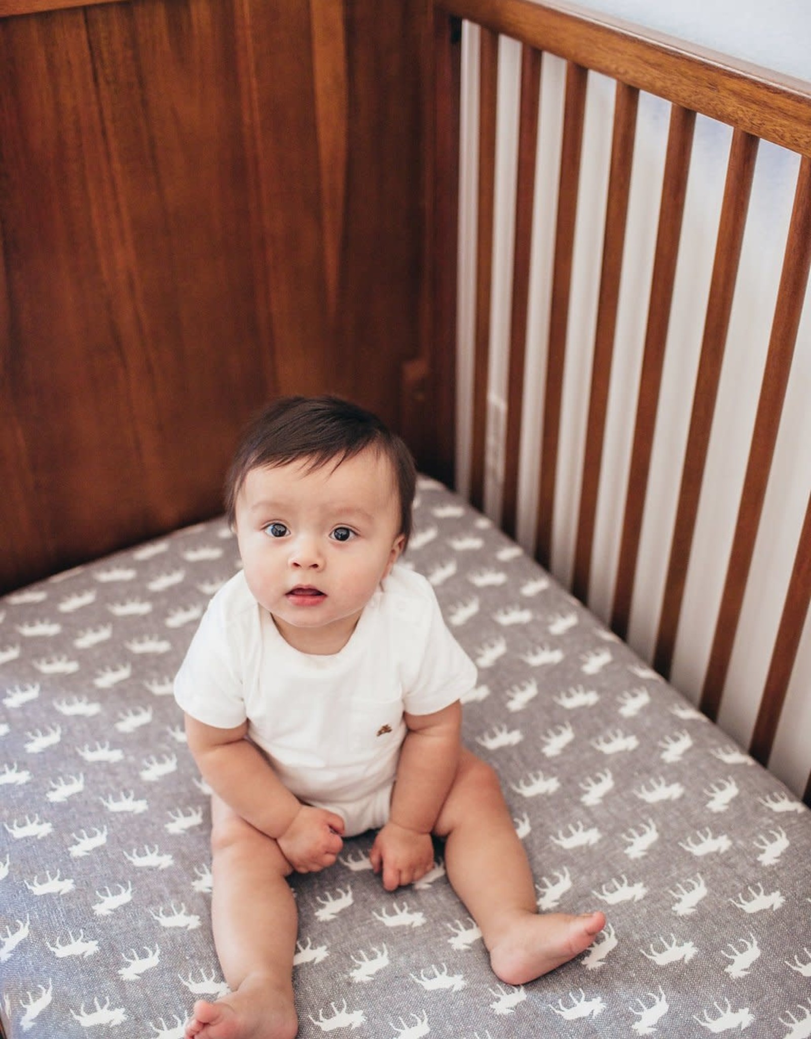 copper pearl autumn crib sheet