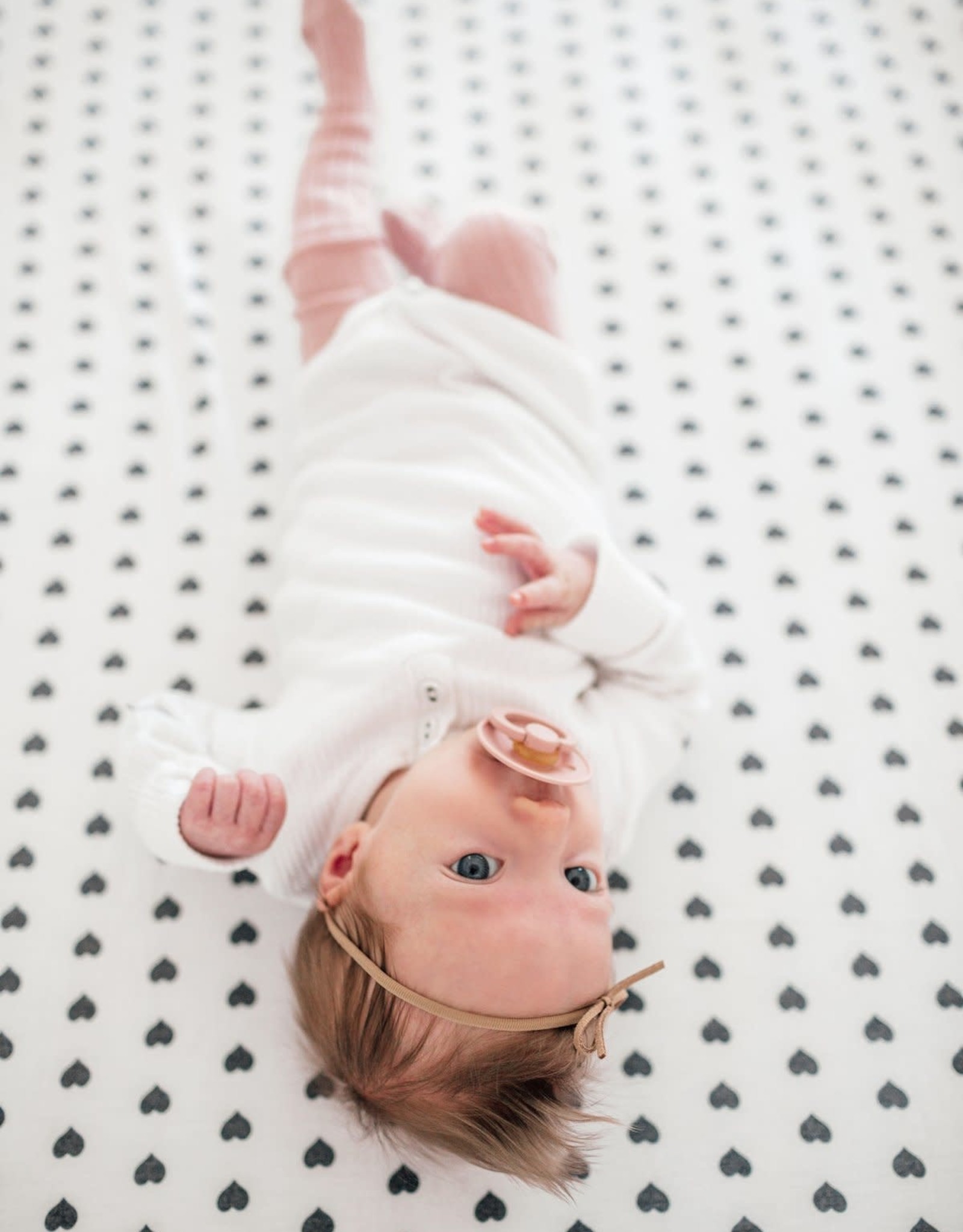 copper pearl bloom crib sheet