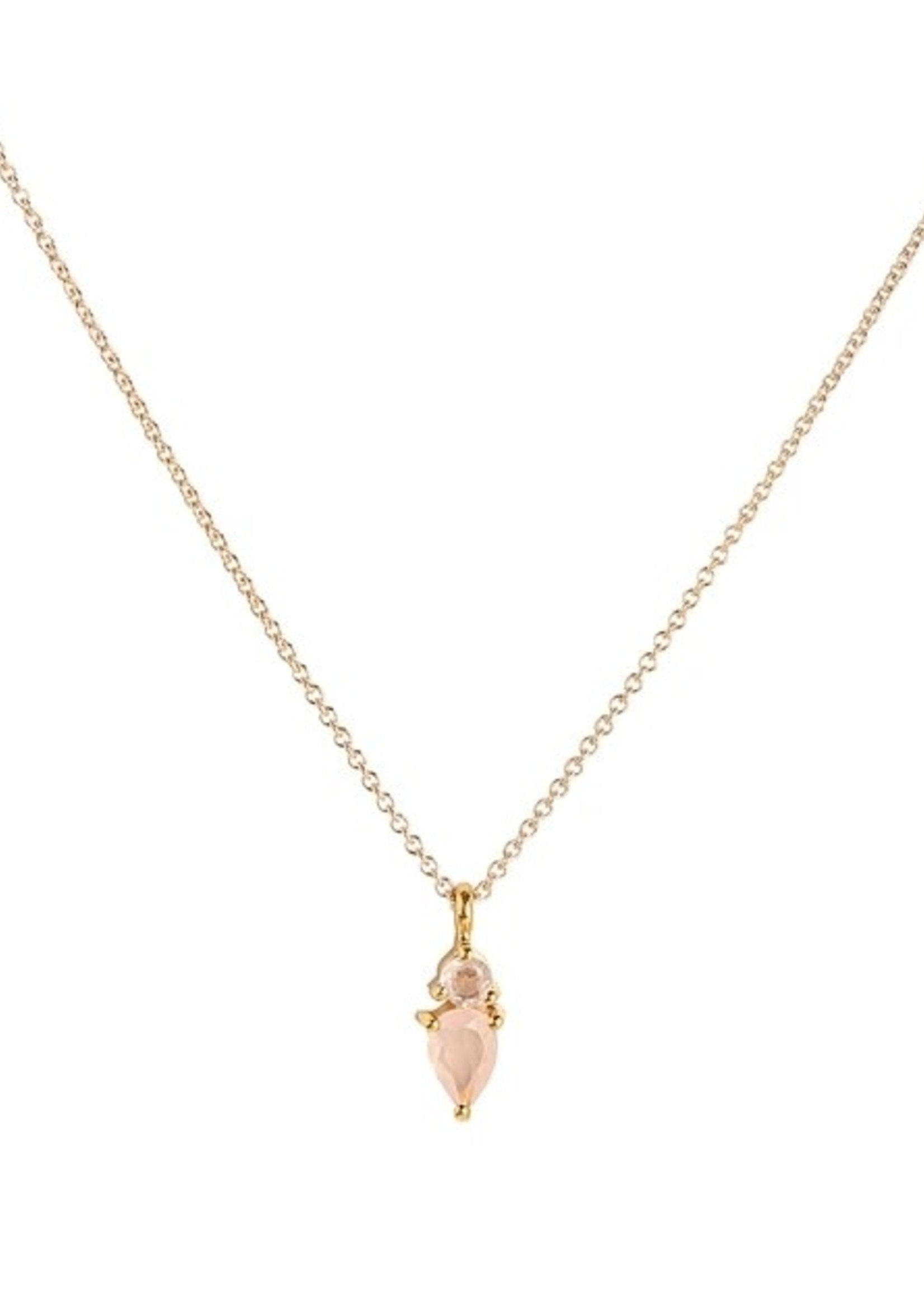LEAH ALEXANDRA Fling Necklace, 16" Gold Fill Chain