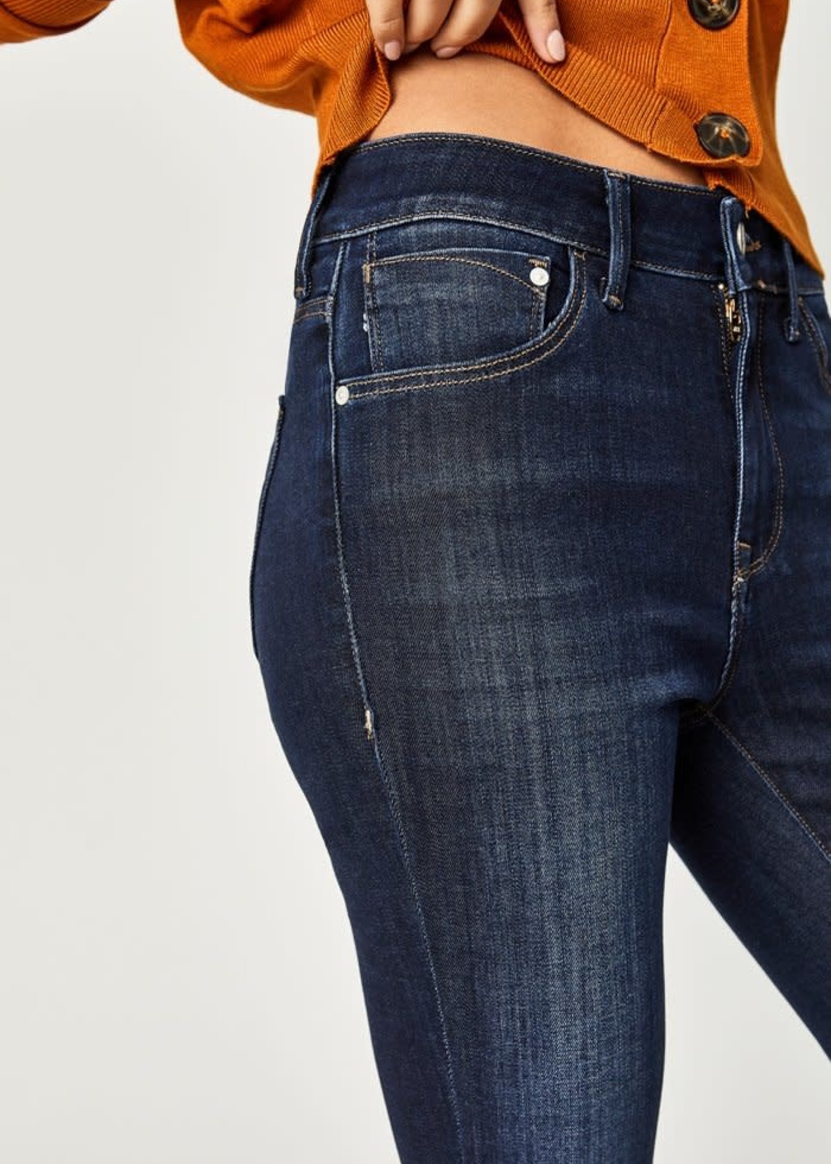 Super High Waisted Dark Wash Supersoft Skinny Jeans