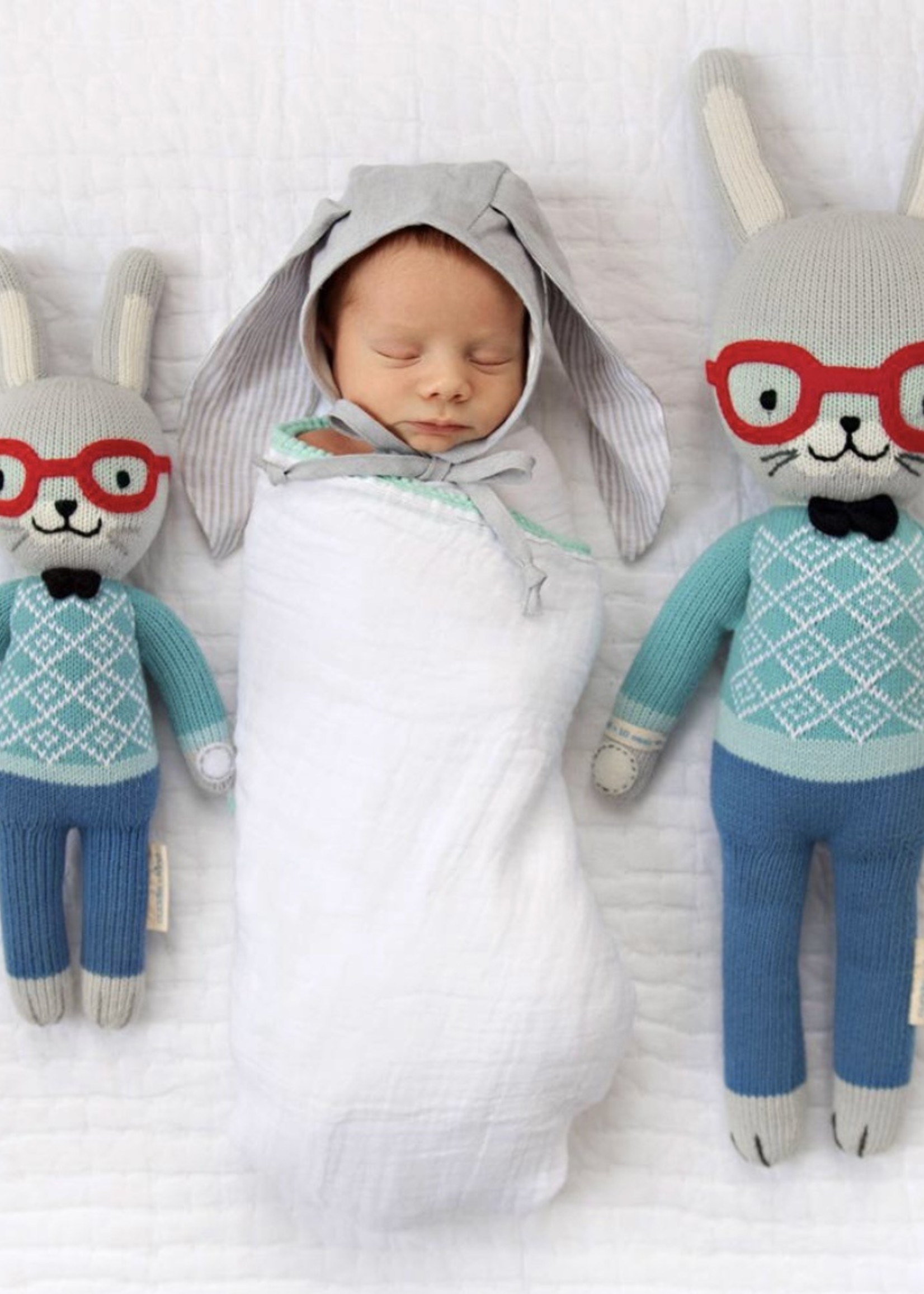 cuddle + kind Mini Bunny Knit Doll BENEDICT