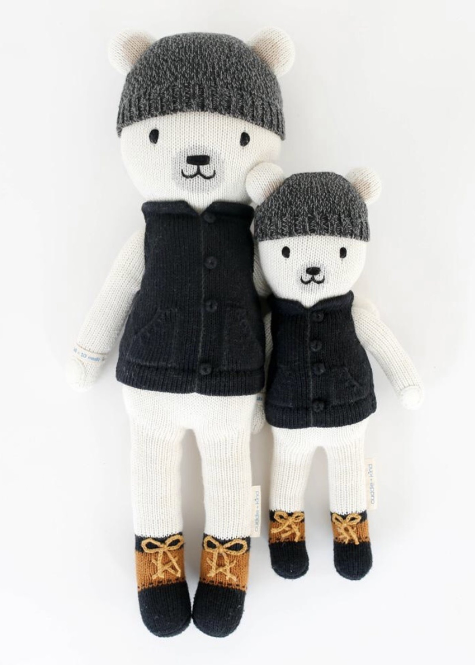 cuddle + kind Mini Polar Bear Knit Doll HUDSON