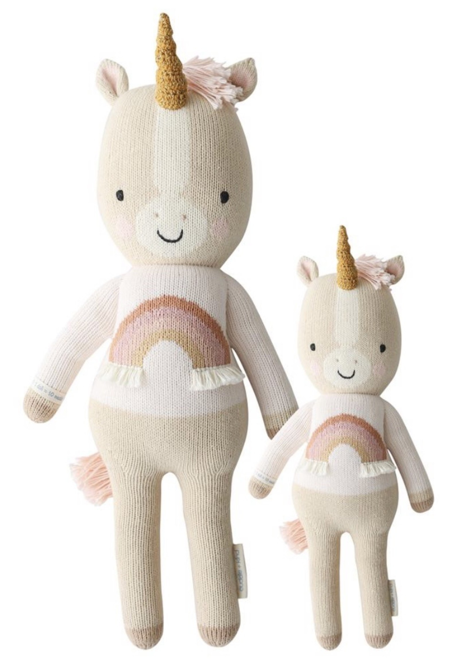 cuddle + kind Mini Unicorn Knit Doll ZARA