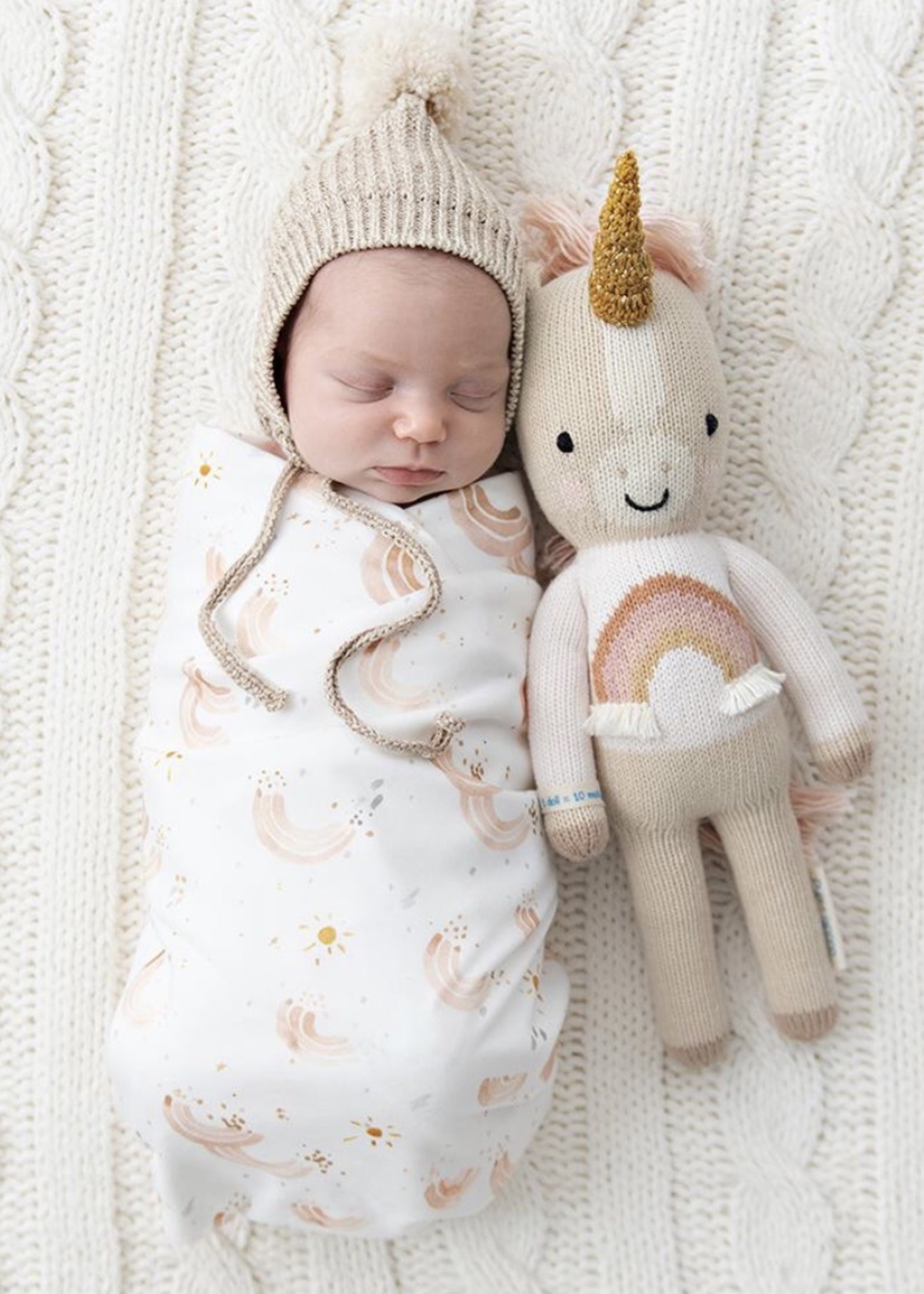 cuddle + kind Mini Unicorn Knit Doll ZARA