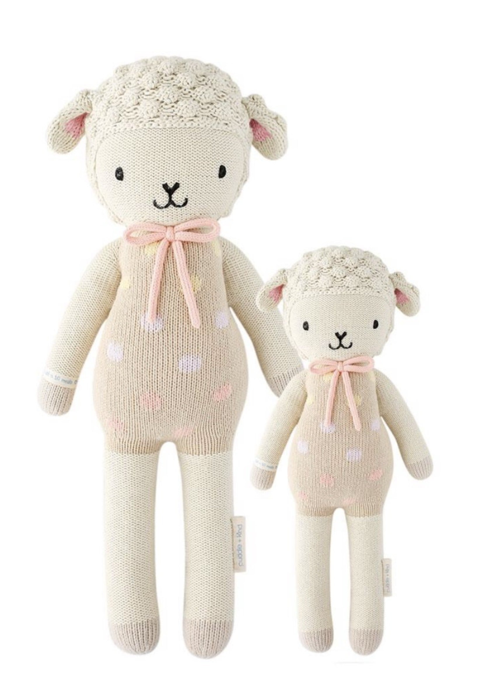 cuddle + kind Big Lamb Knit Doll LUCY (pastel)