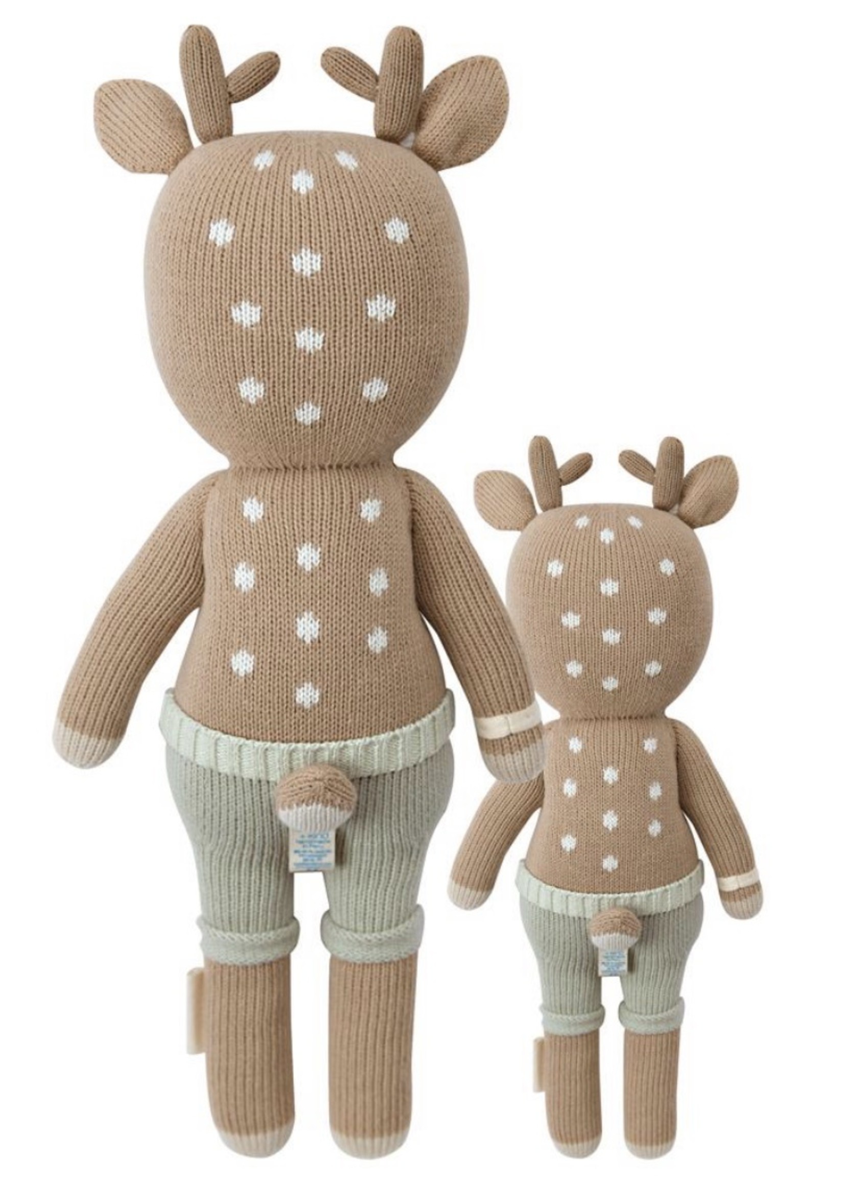 cuddle + kind Big Fawn Knit Doll ELLIOTT