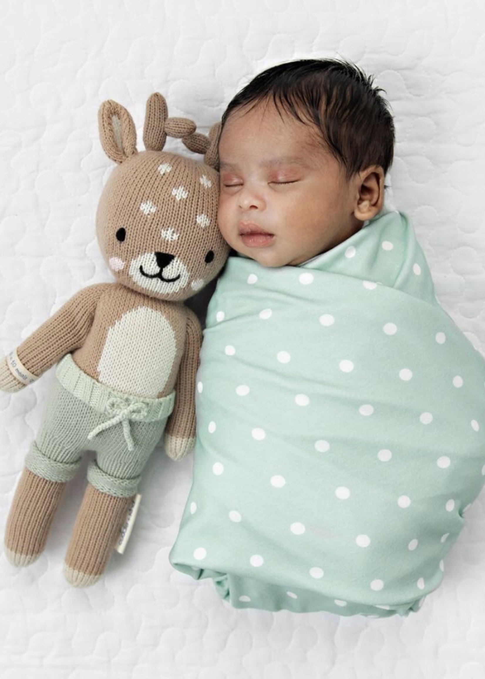 cuddle + kind Big Fawn Knit Doll ELLIOTT