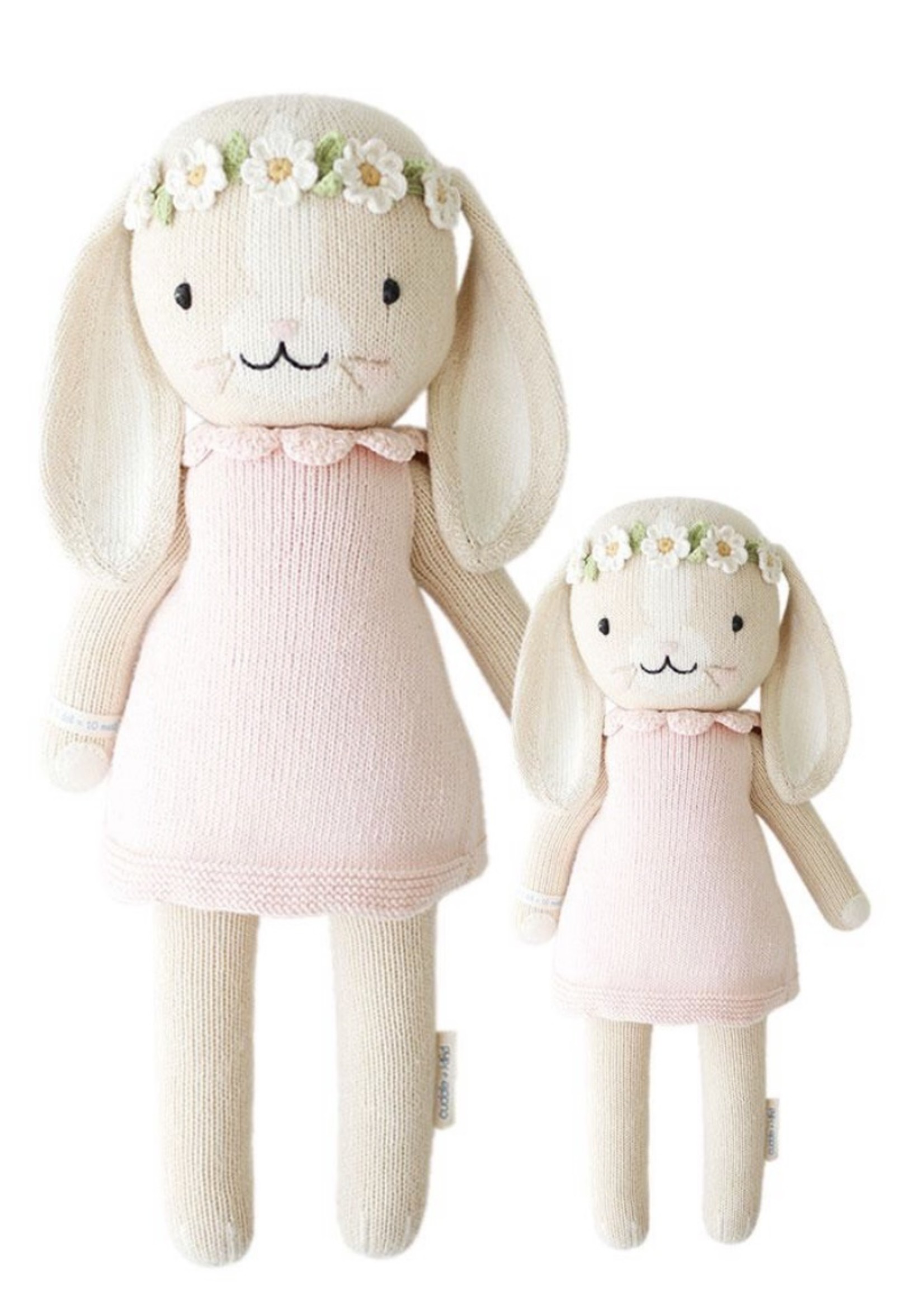 cuddle + kind Mini Bunny Knit Doll HANNAH (blush)