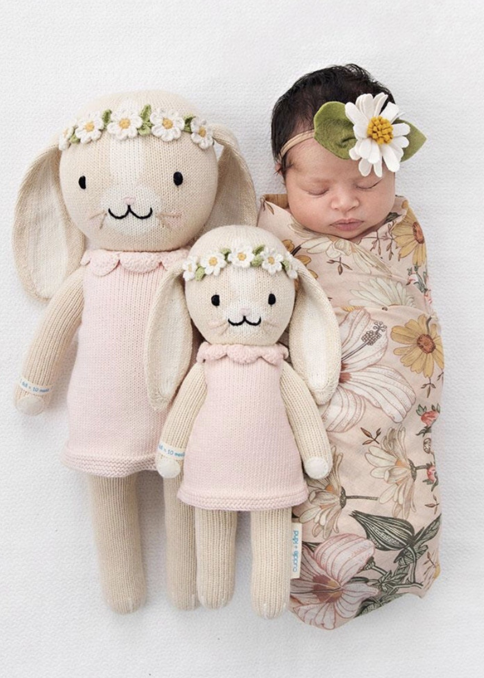 cuddle + kind HANNAH the bunny, 13" (BLUSH)