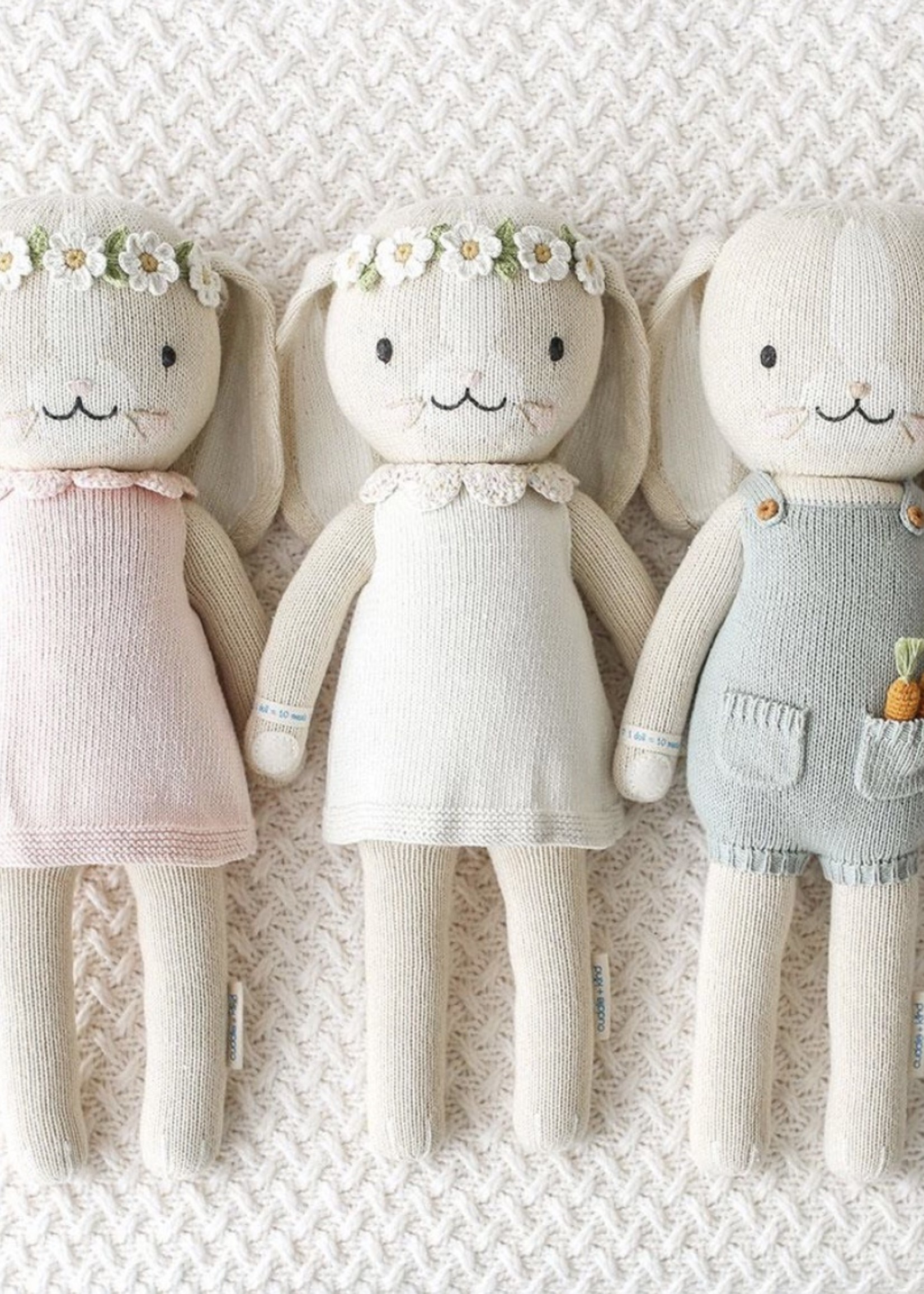 cuddle + kind Mini Bunny Knit Doll HANNAH (blush)