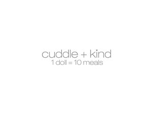 cuddle + kind