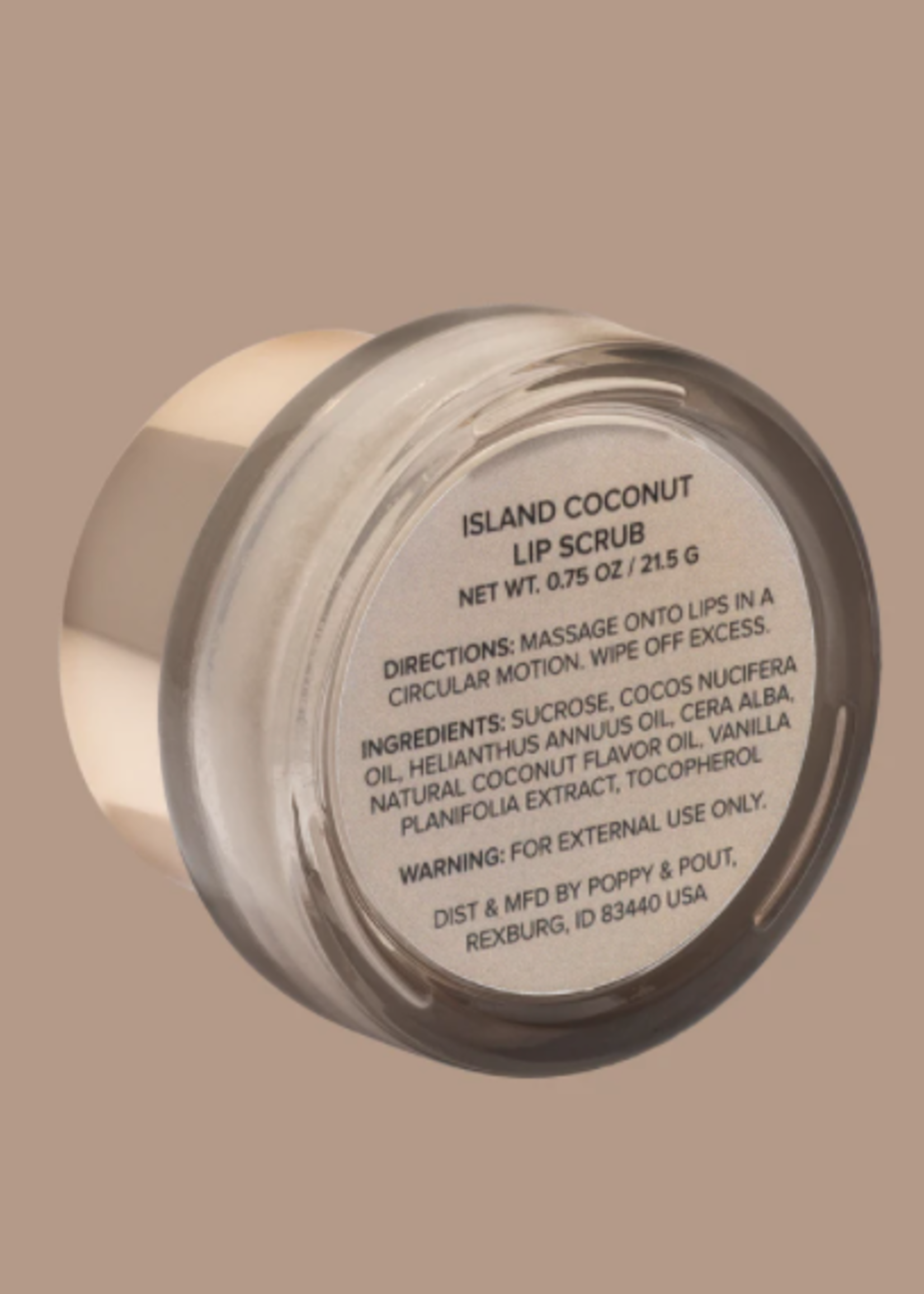 POPPY & POUT Island Coconut Lip Scrub