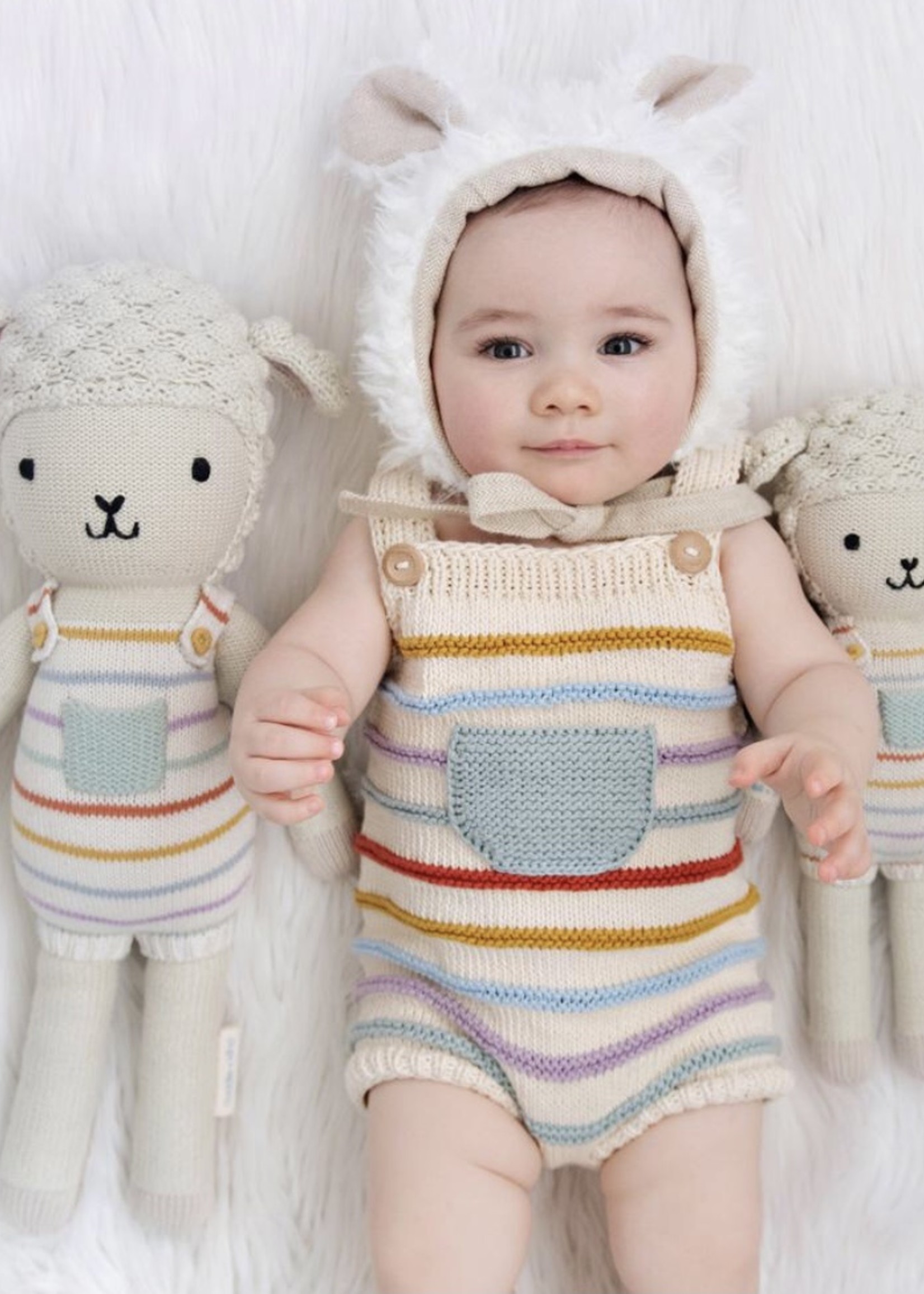 cuddle + kind Mini Lamb Knit Doll AVERY