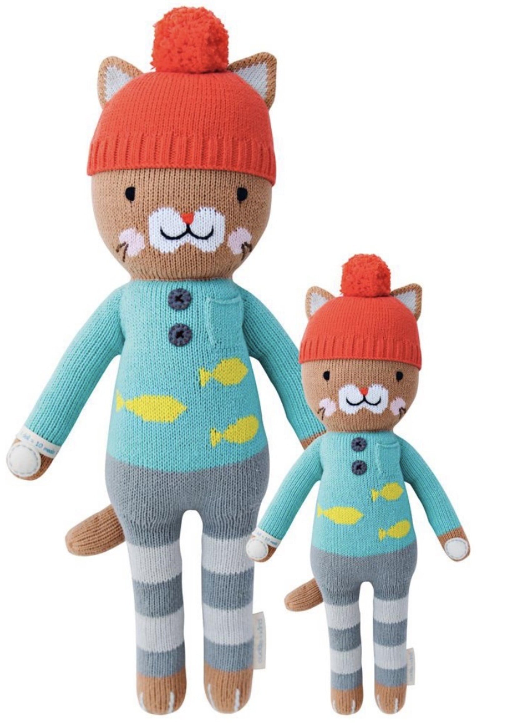 cuddle + kind Big Cat Knit Doll MAXIMUS