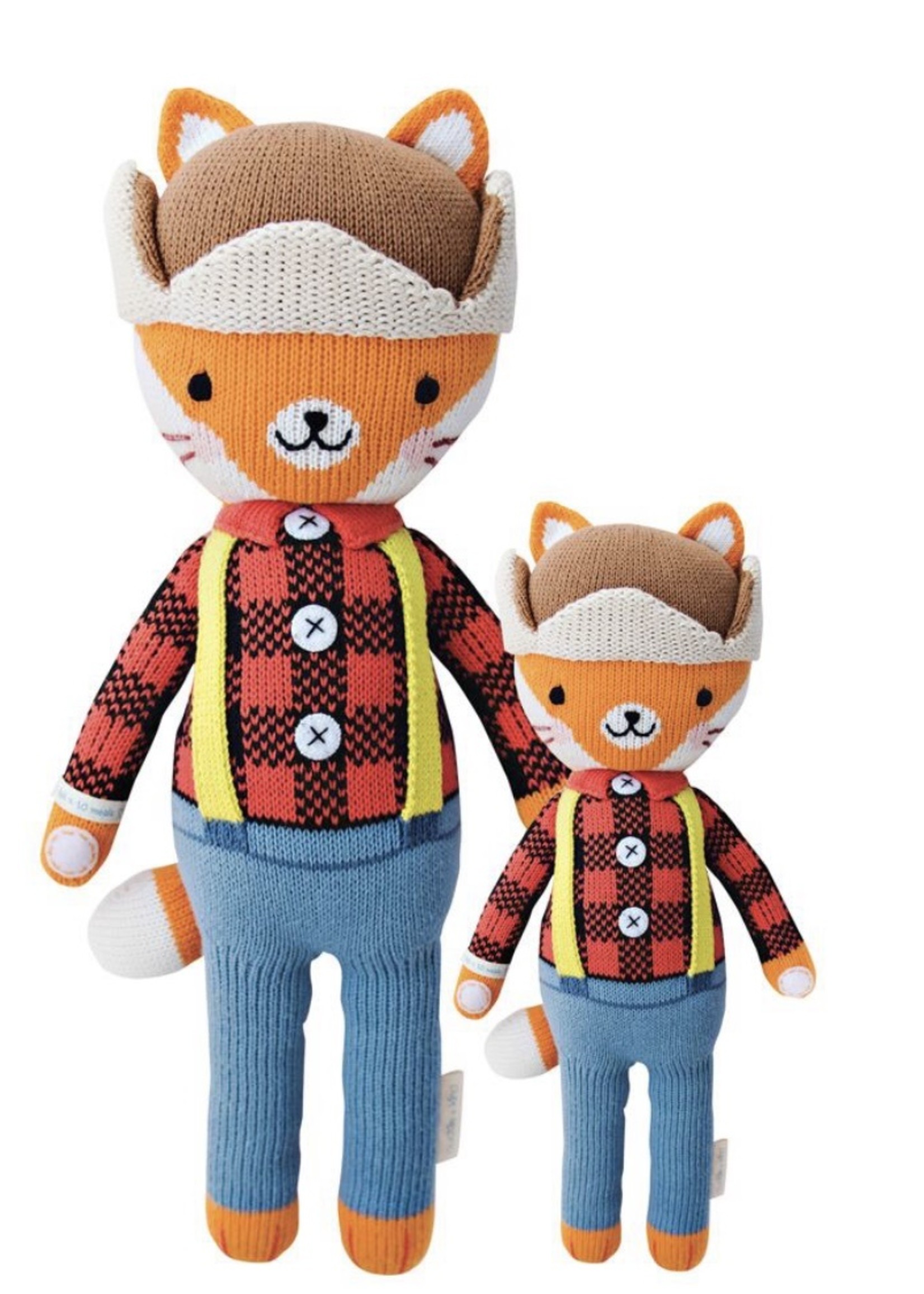 cuddle + kind Mini Fox Knit Doll WYATT