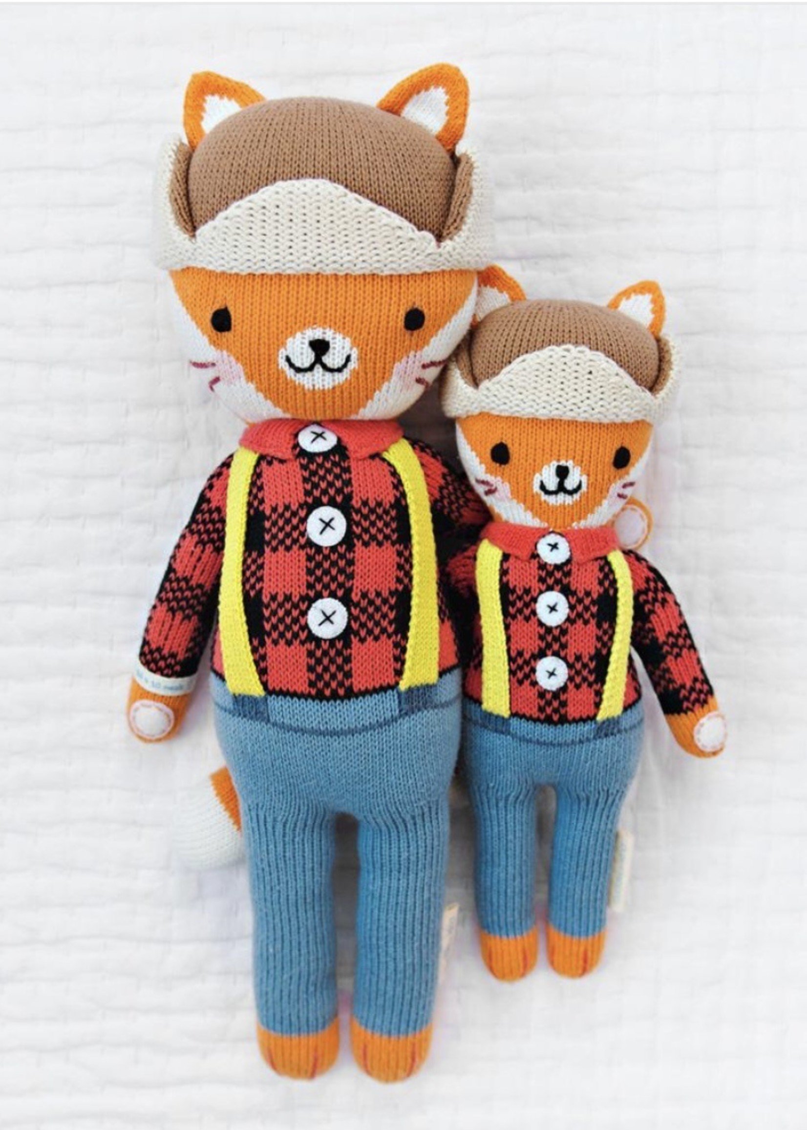 cuddle + kind Mini Fox Knit Doll WYATT