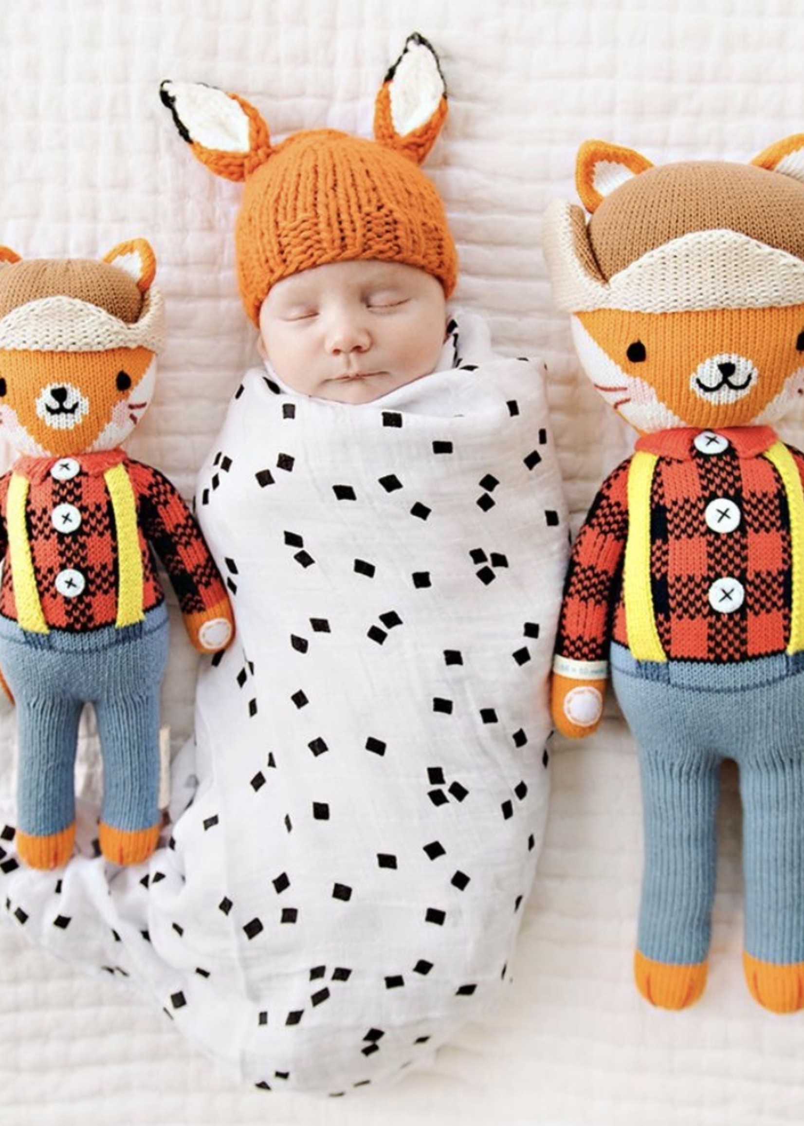 cuddle + kind Mini Fox Knit Doll WYATT