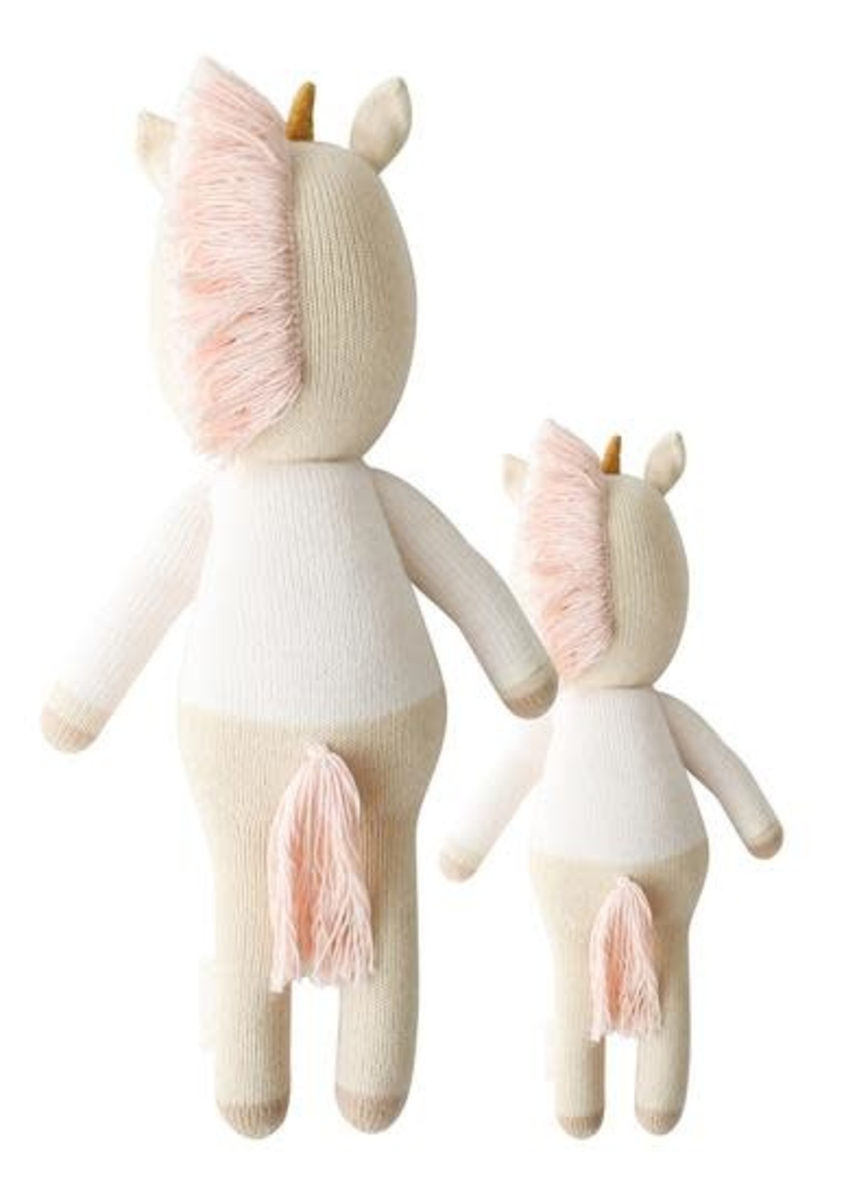 cuddle + kind Big Unicorn Knit Doll ZARA