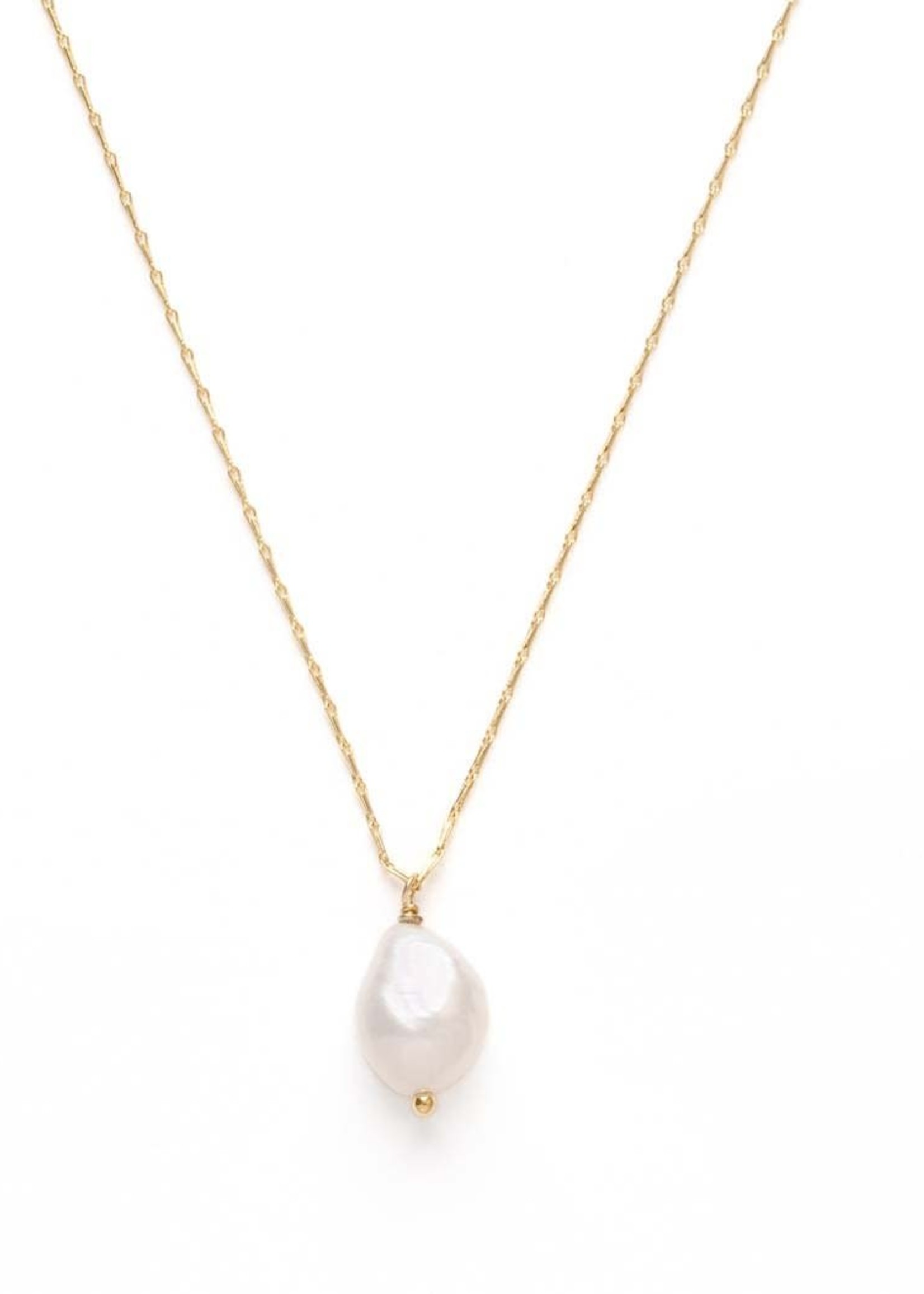 AMANO studio Fresh Water Pearl Necklace,  14K gold plated