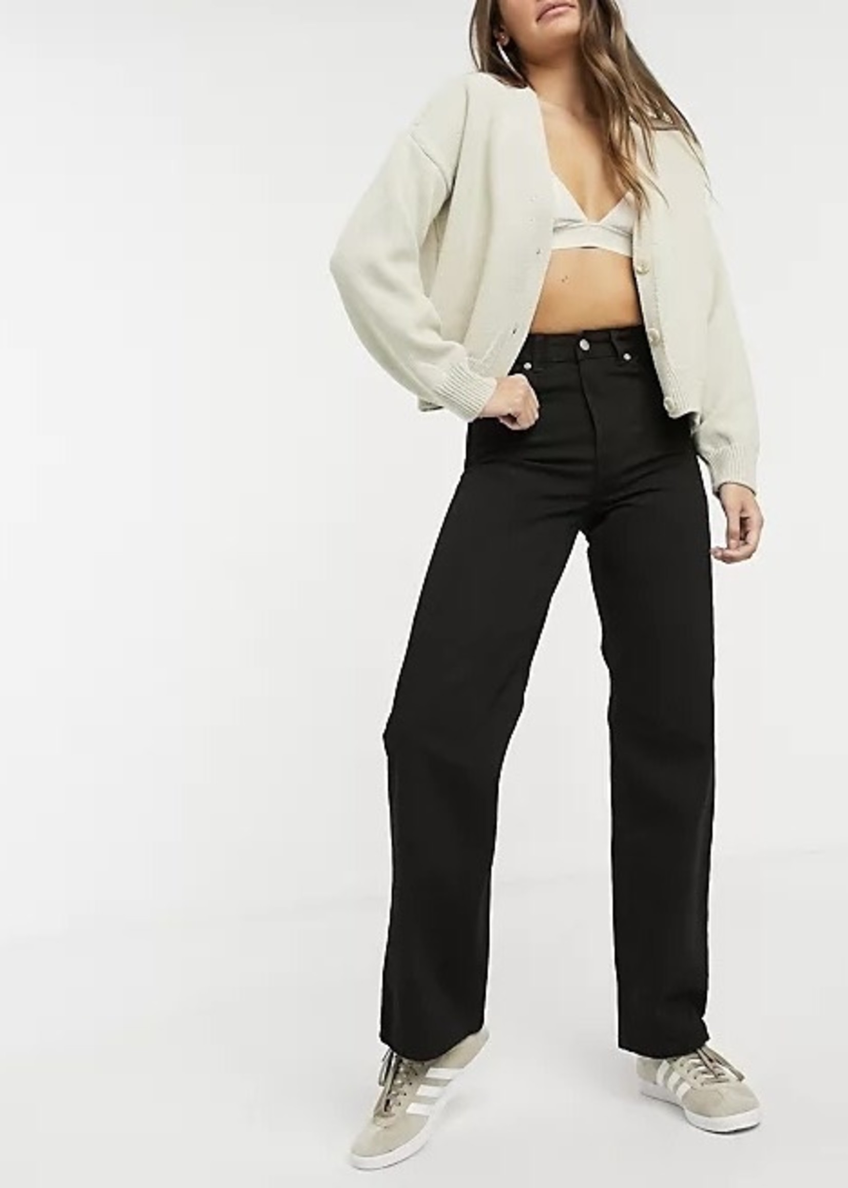 DR DENIM ALL BLACK Echo Jeans 32L