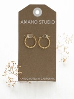 AMANO studio KIKI hoops 14K plated