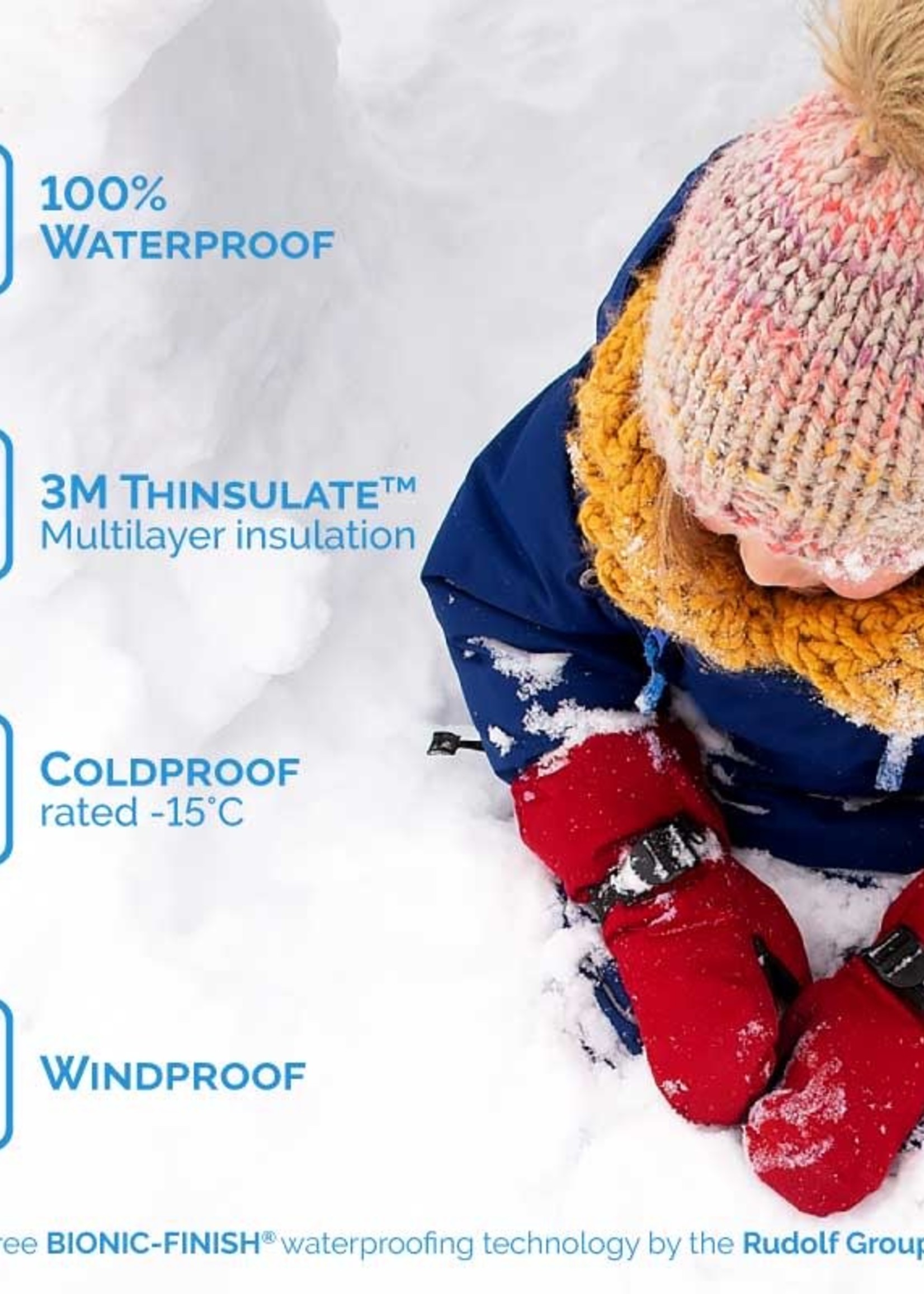 JAN & JUL Toasty-Dry Waterproof Snow Mitten