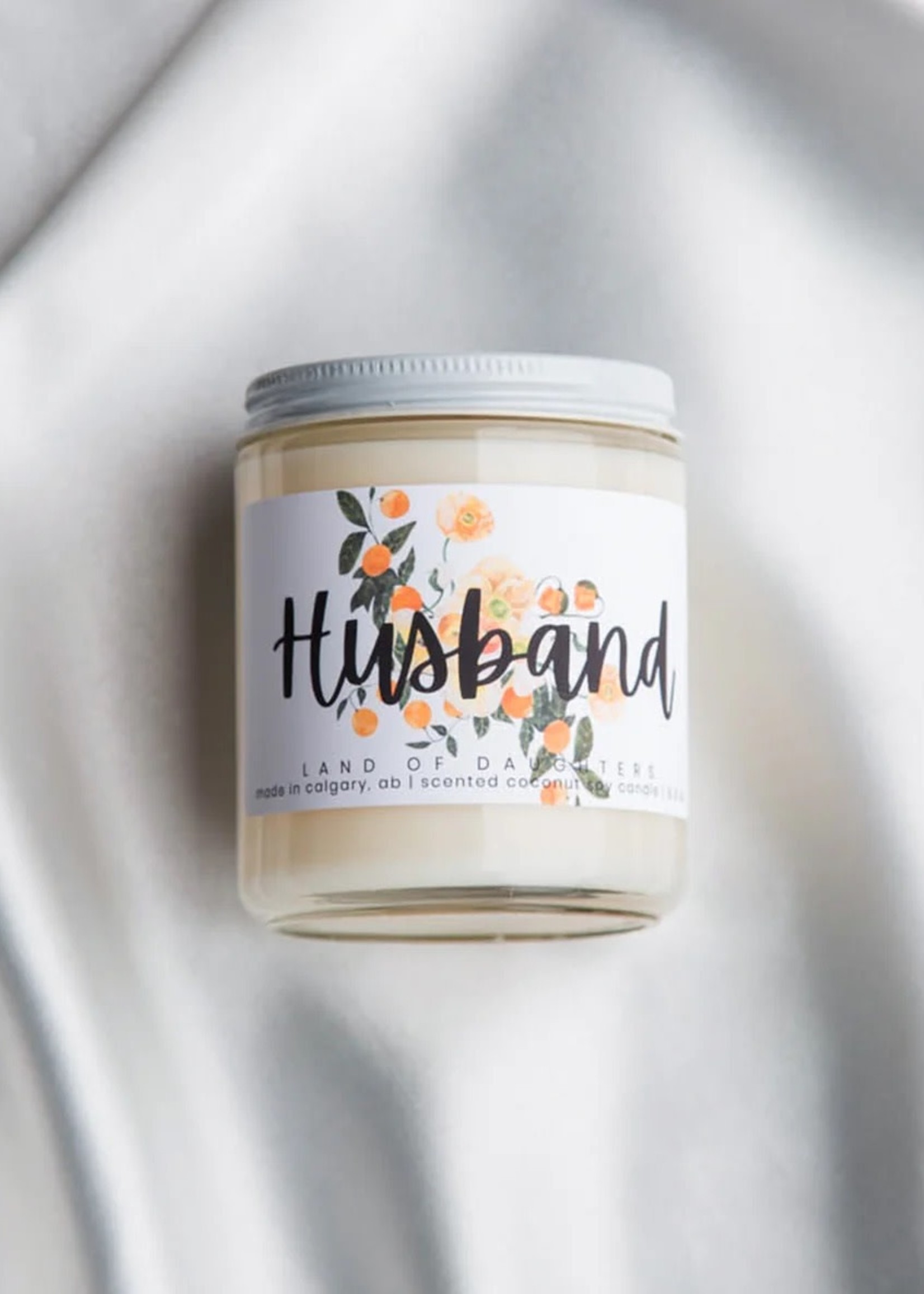 LAND of DAUGHTERS Husband Candle Desert Blossom