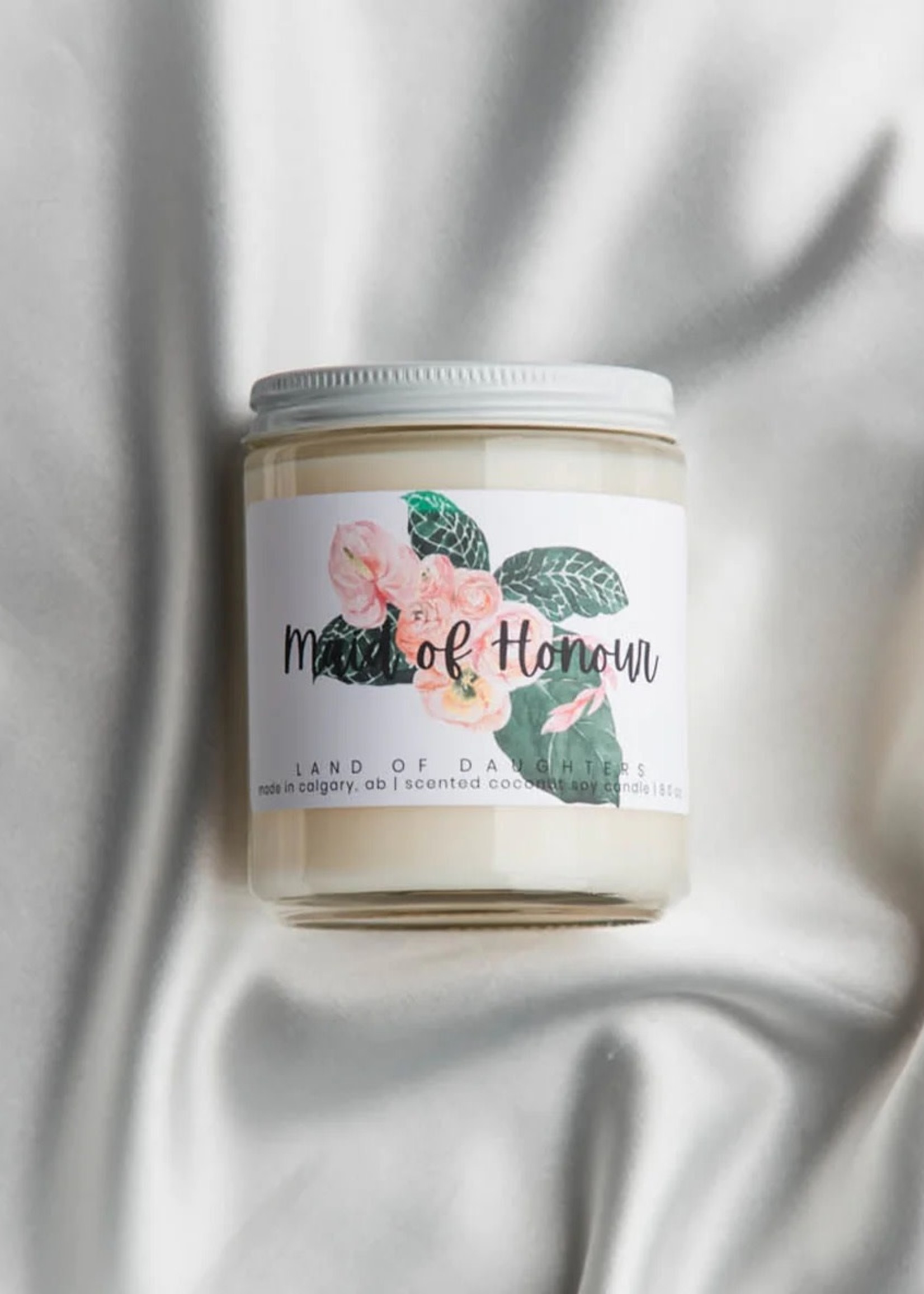 LAND of DAUGHTERS Maid of Honour Candle Desert Blossom