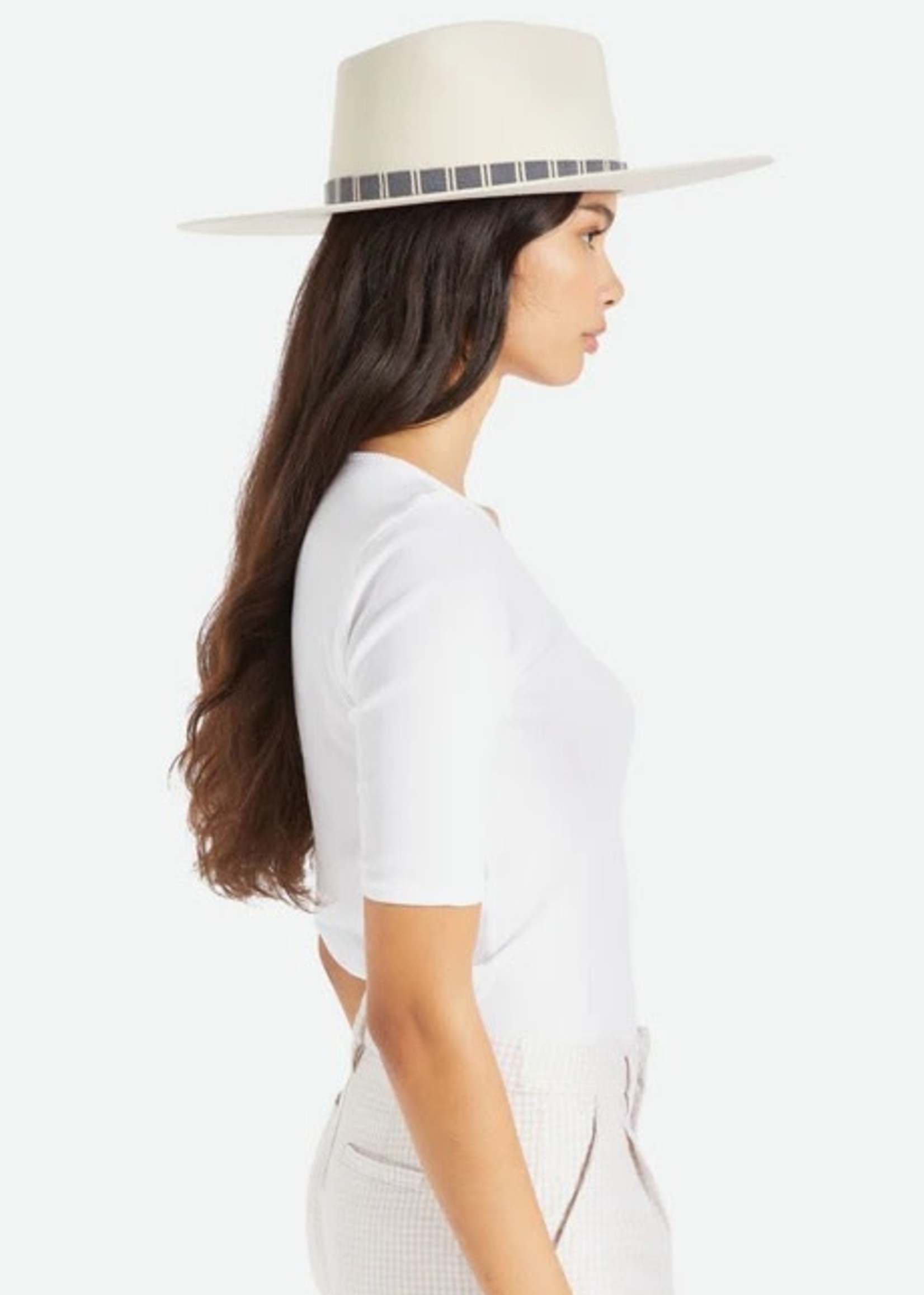 BRIXTON LEIGH FELT FEDORA