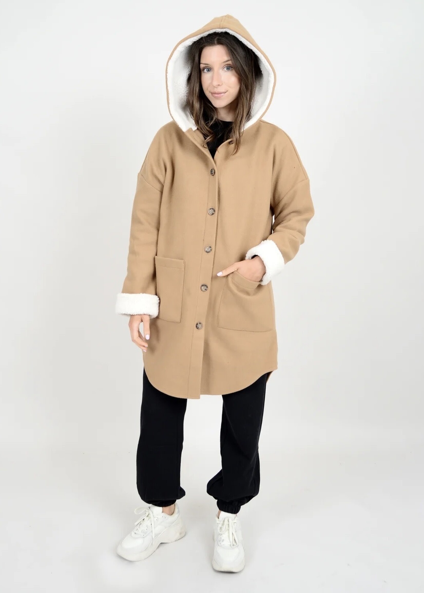 RD STYLE BEA hooded shacket