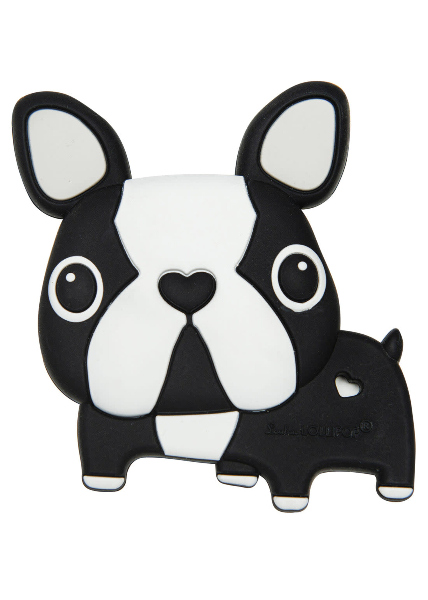 LOULOU LOLLIPOP Silicone teether, BOSTON TERRIER