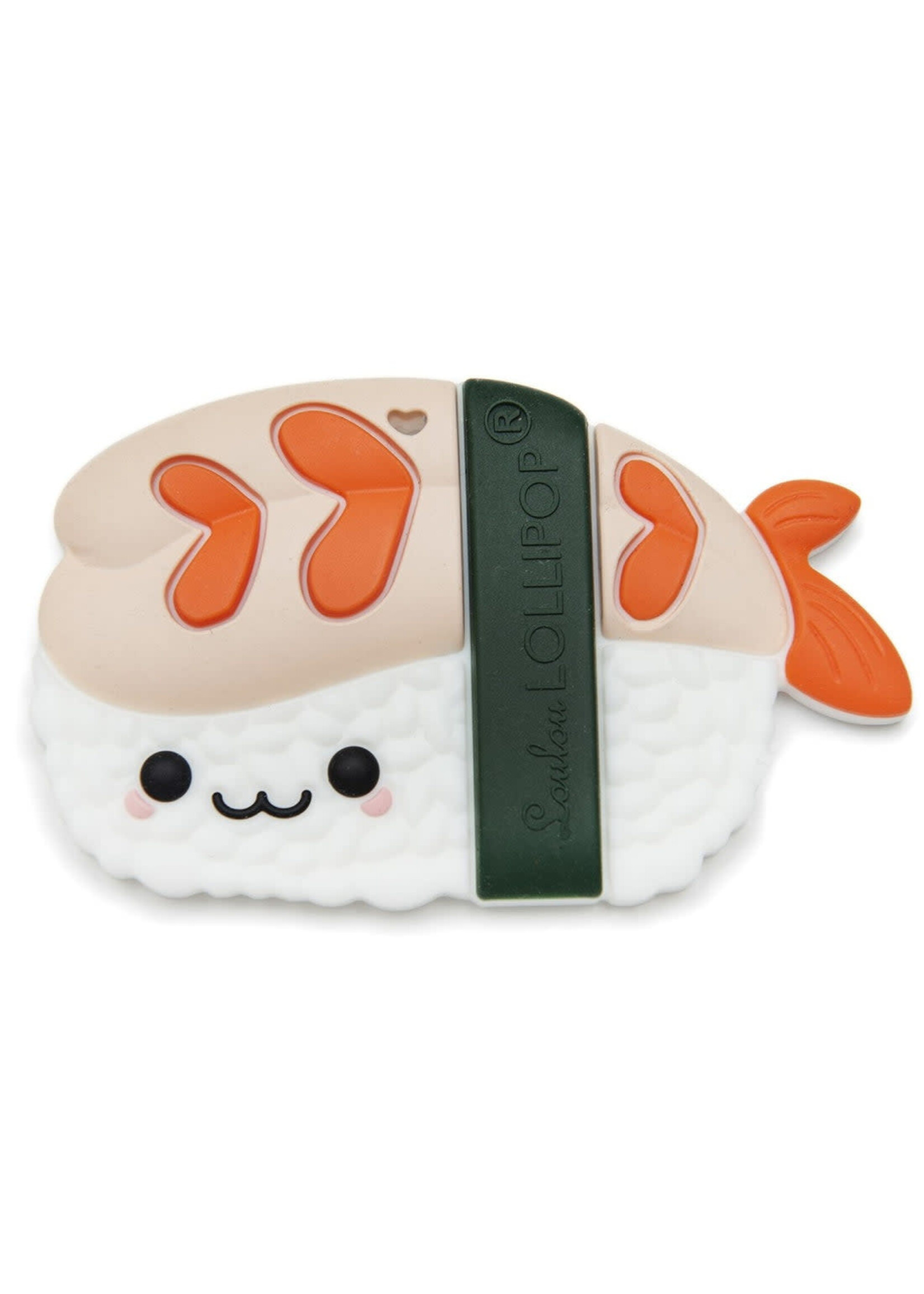LOULOU LOLLIPOP Silicone teether, EBI SHRIMP
