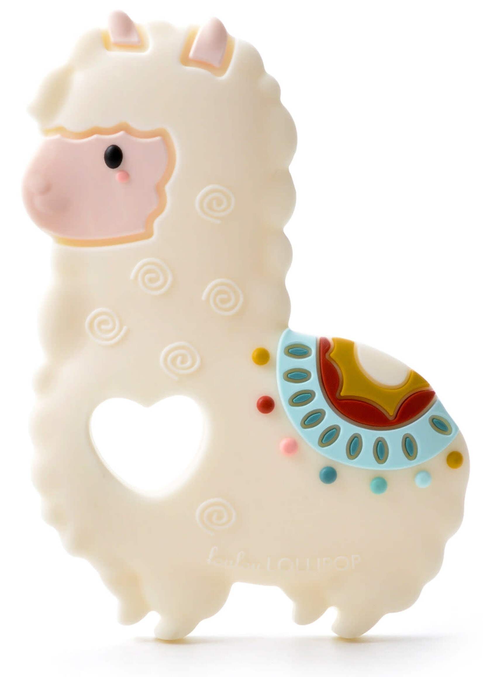 LOULOU LOLLIPOP Silicone teether, LLAMA