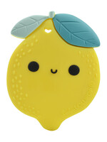 LOULOU LOLLIPOP Silicone teether, LEMON