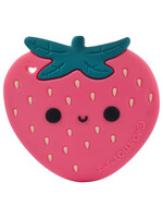 LOULOU LOLLIPOP Silicone teether,  STRAWBERRY
