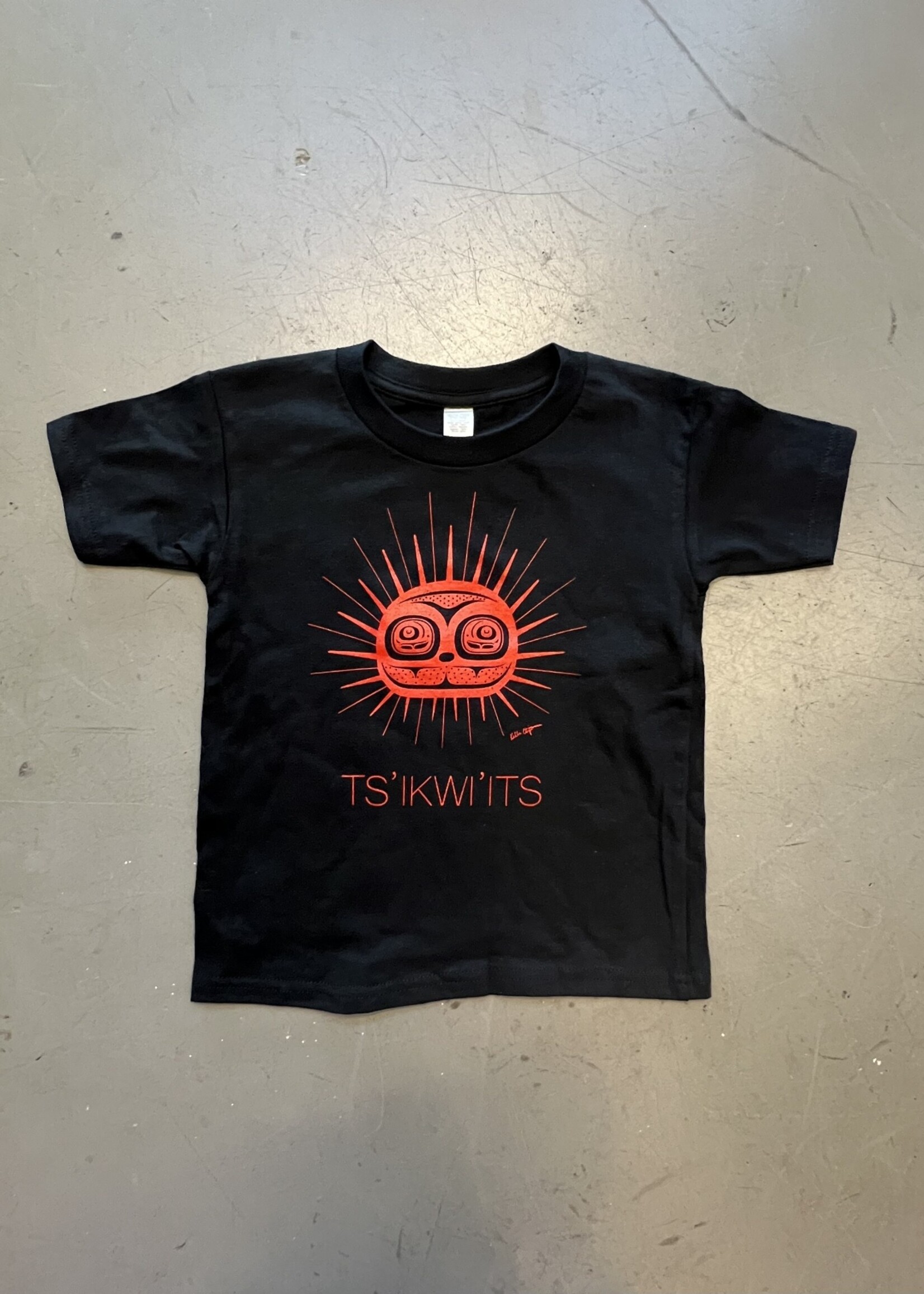 Kelli Clifton TS'IKWI'ITS Kids Unisex Tee by Kelli Clifton