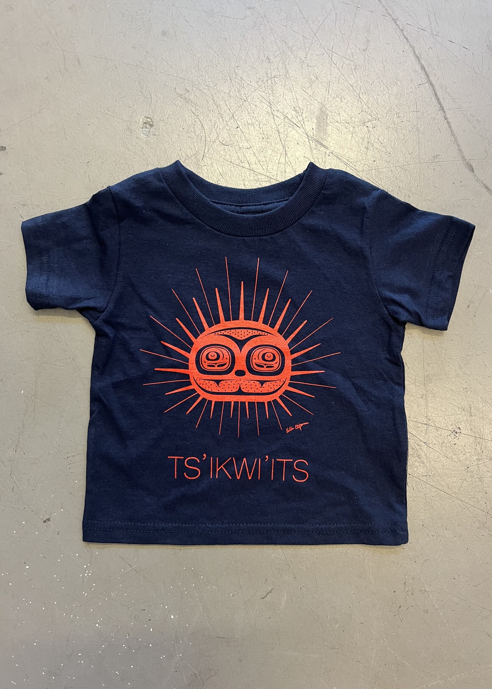 Kelli Clifton TS'IKWI'ITS Kids Unisex Tee by Kelli Clifton