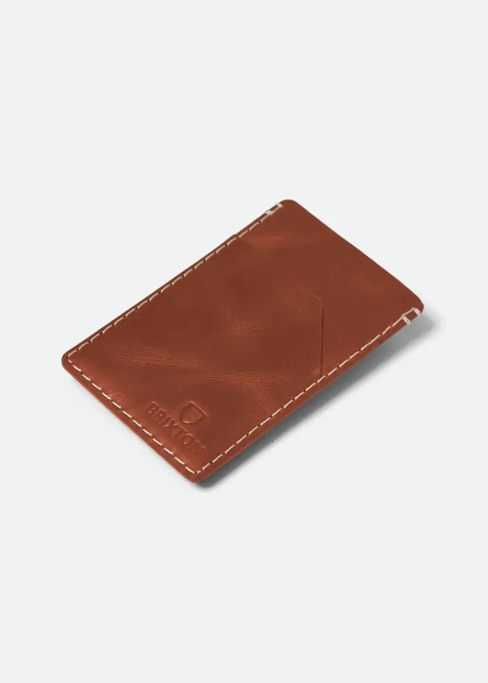 BRIXTON TRADITIONAL card leather holder