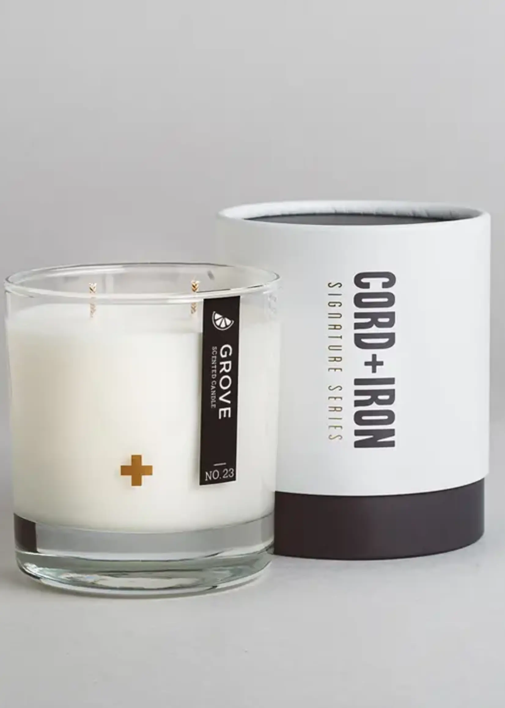 CORD +IRON Soy, Cotton Wick, Glass Candle