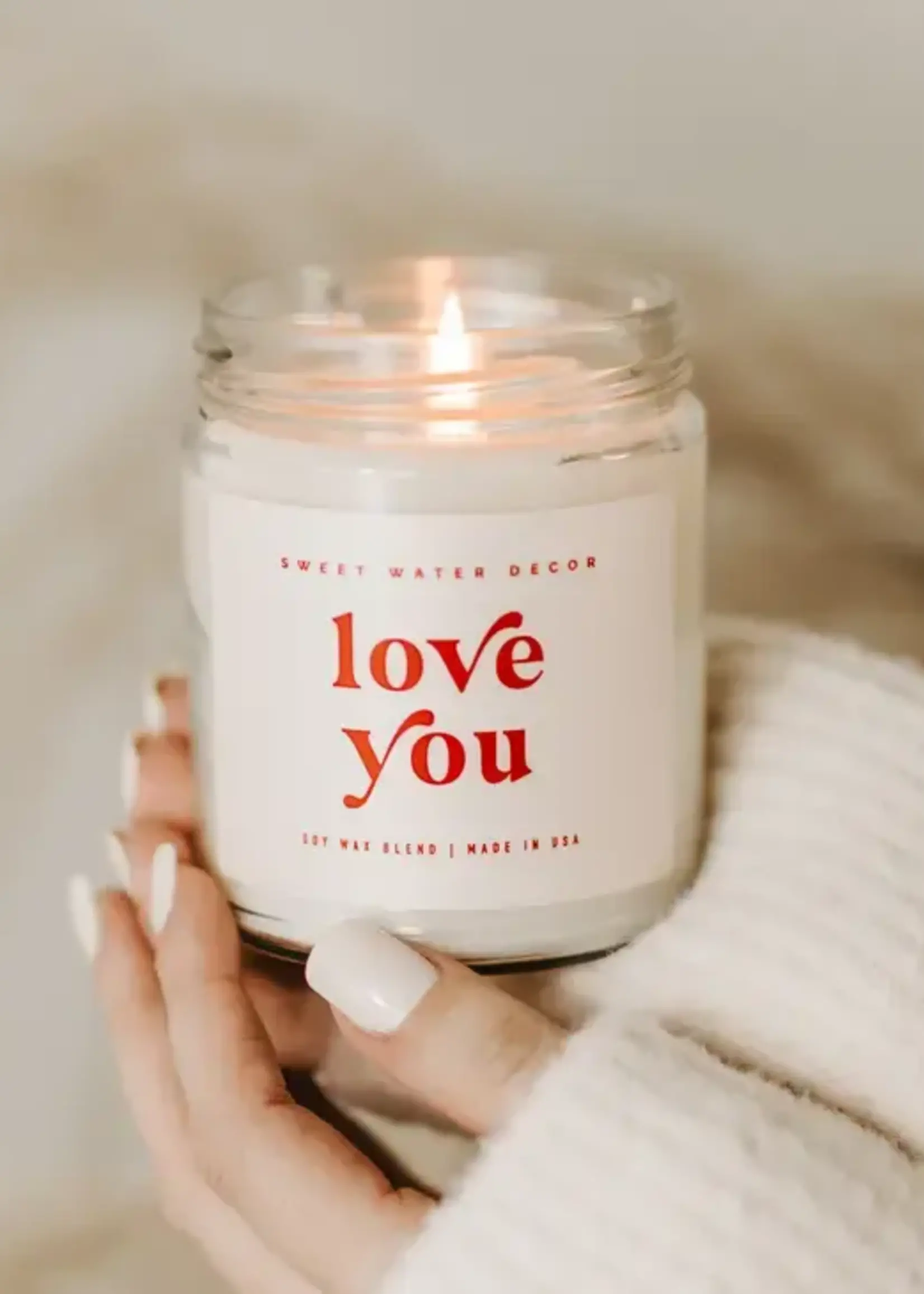 SWEET WATER DECOR LOVE YOU - Soy Candle