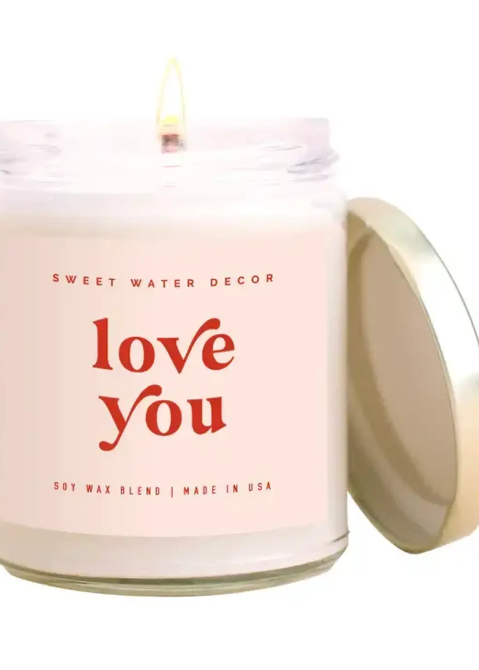 SWEET WATER DECOR LOVE YOU - Soy Candle
