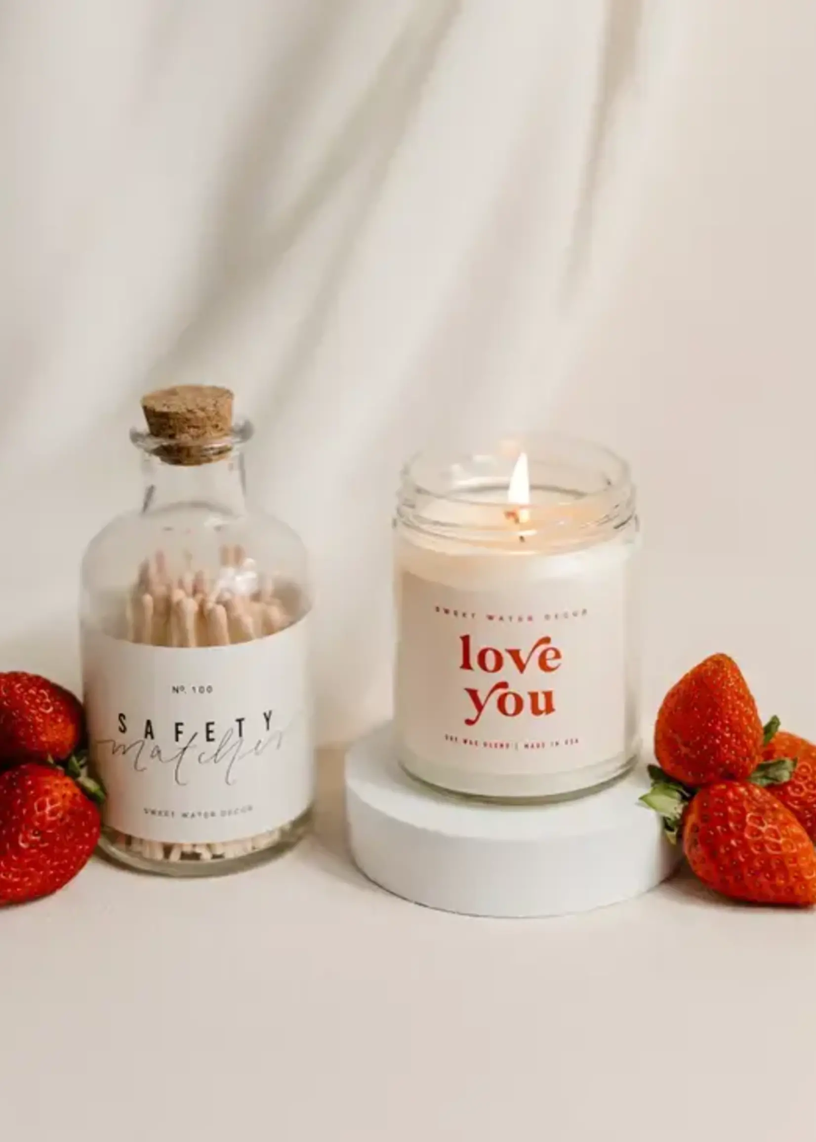 SWEET WATER DECOR LOVE YOU - Soy Candle