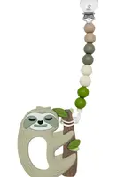 LOULOU LOLLIPOP Silicone Teether Set - SLOTH