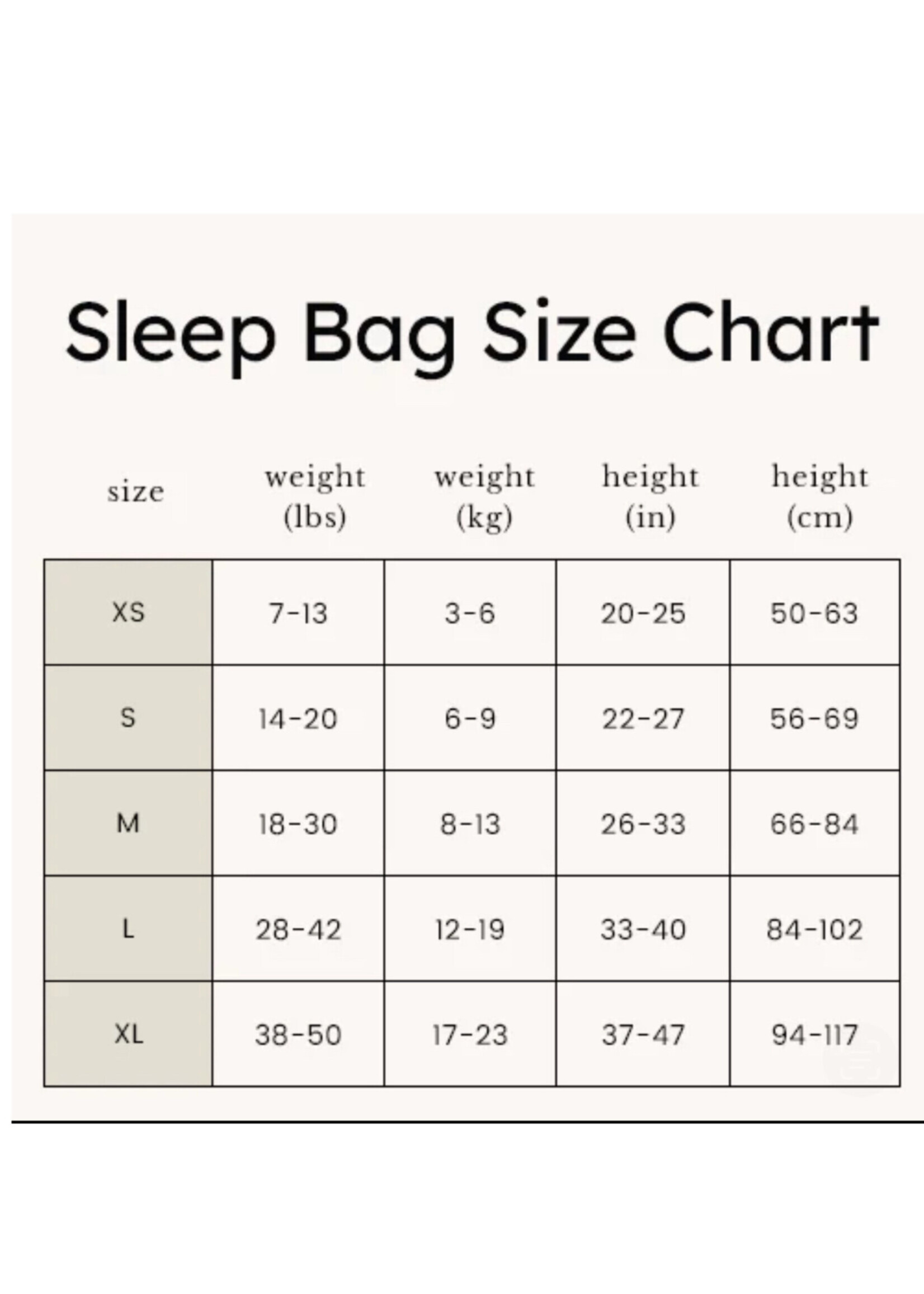 KYTE BABY SLEEP BAG 1.0 TOG