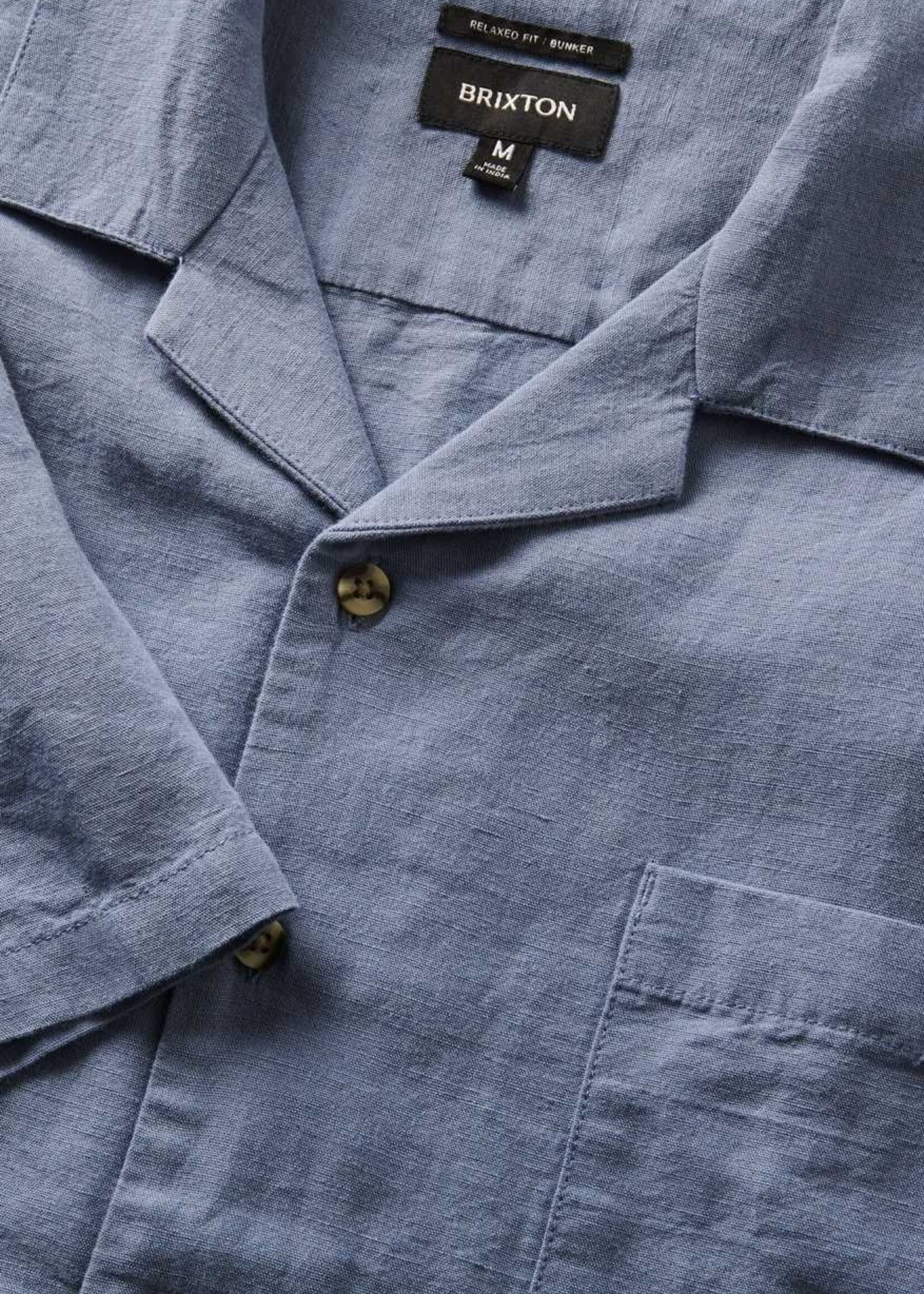 BRIXTON BUNKER LINEN S/S